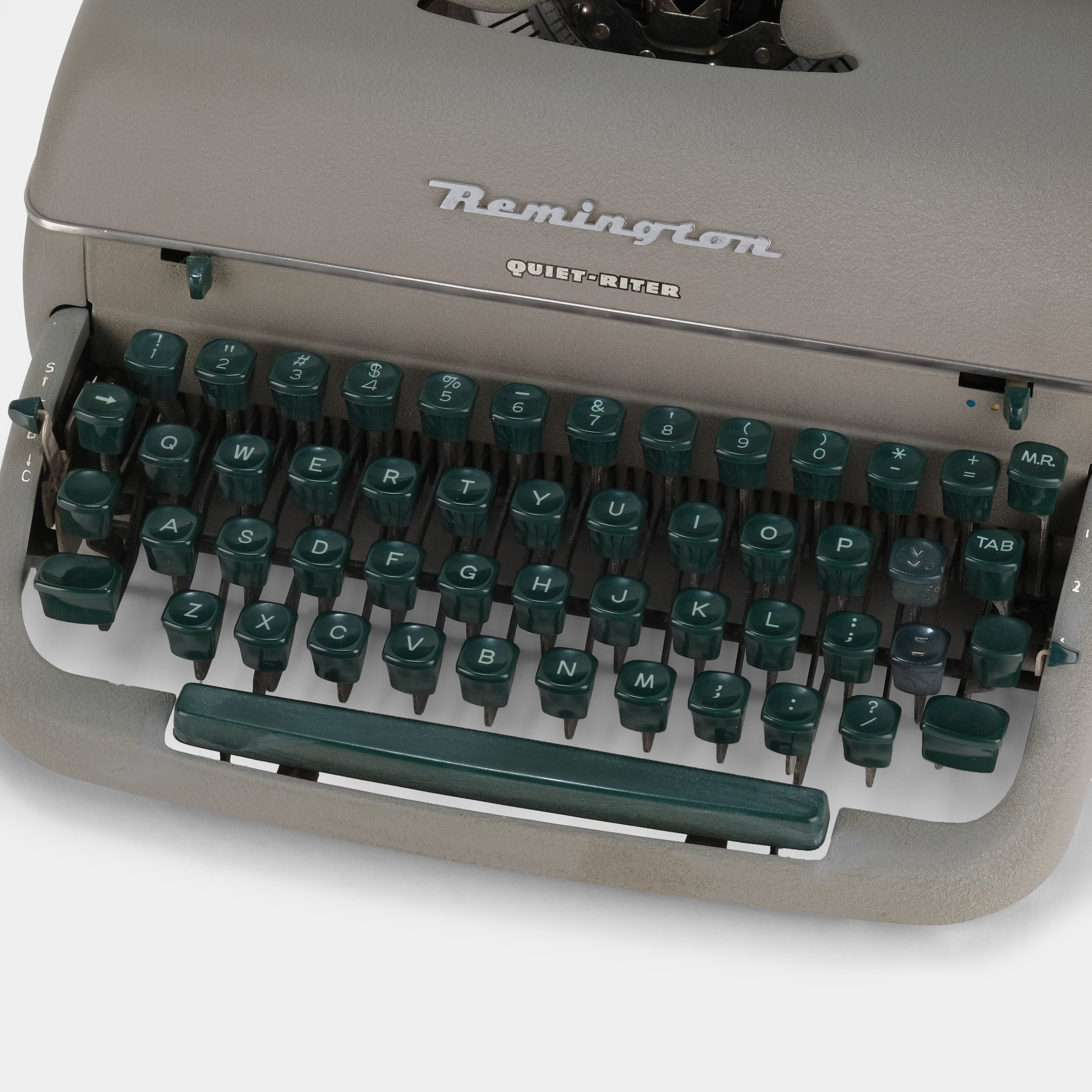 Remington Quiet-Riter Grey Manual Typewriter and Case