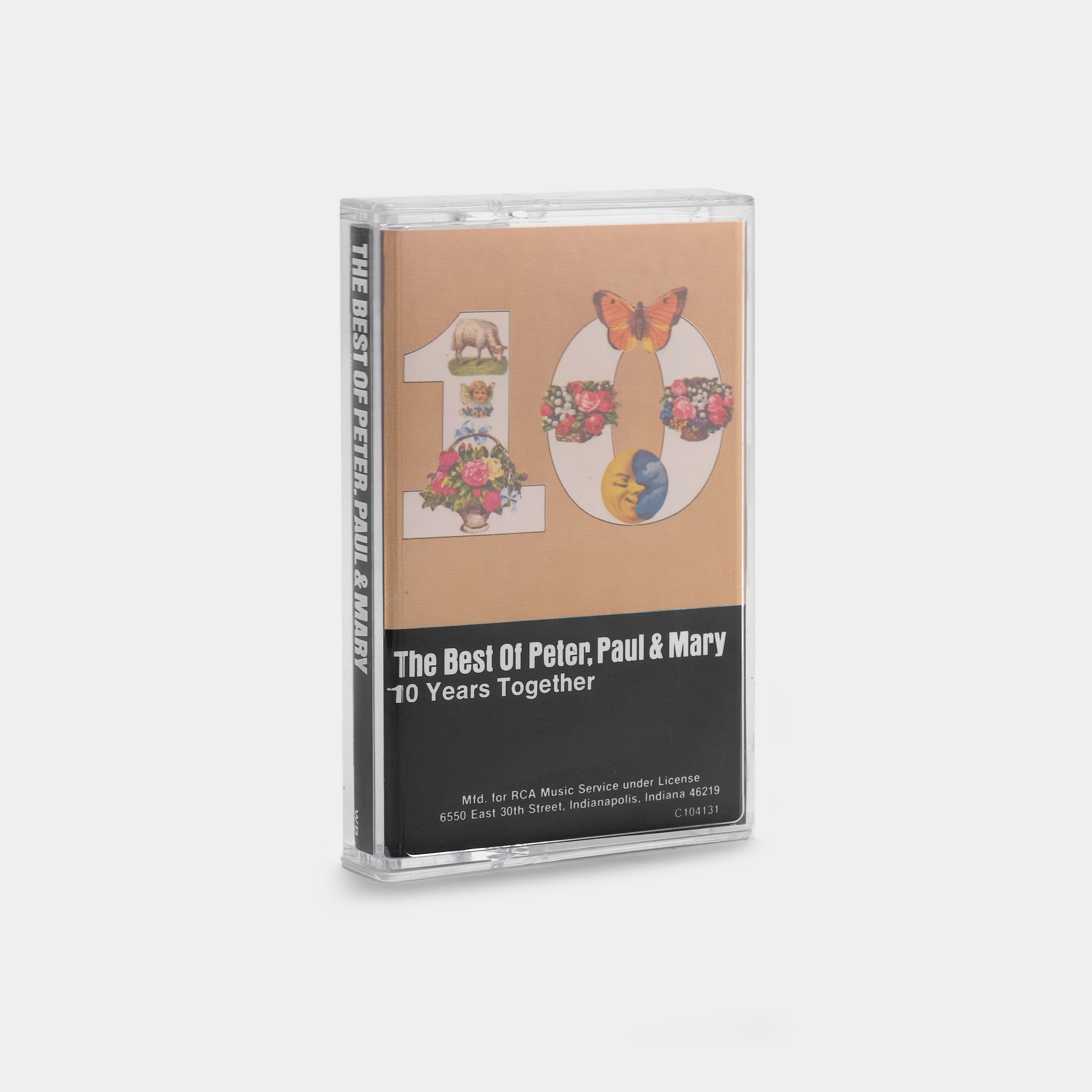 Peter, Paul & Mary - The Best of Peter, Paul & Mary 10 Years Together Cassette Tape