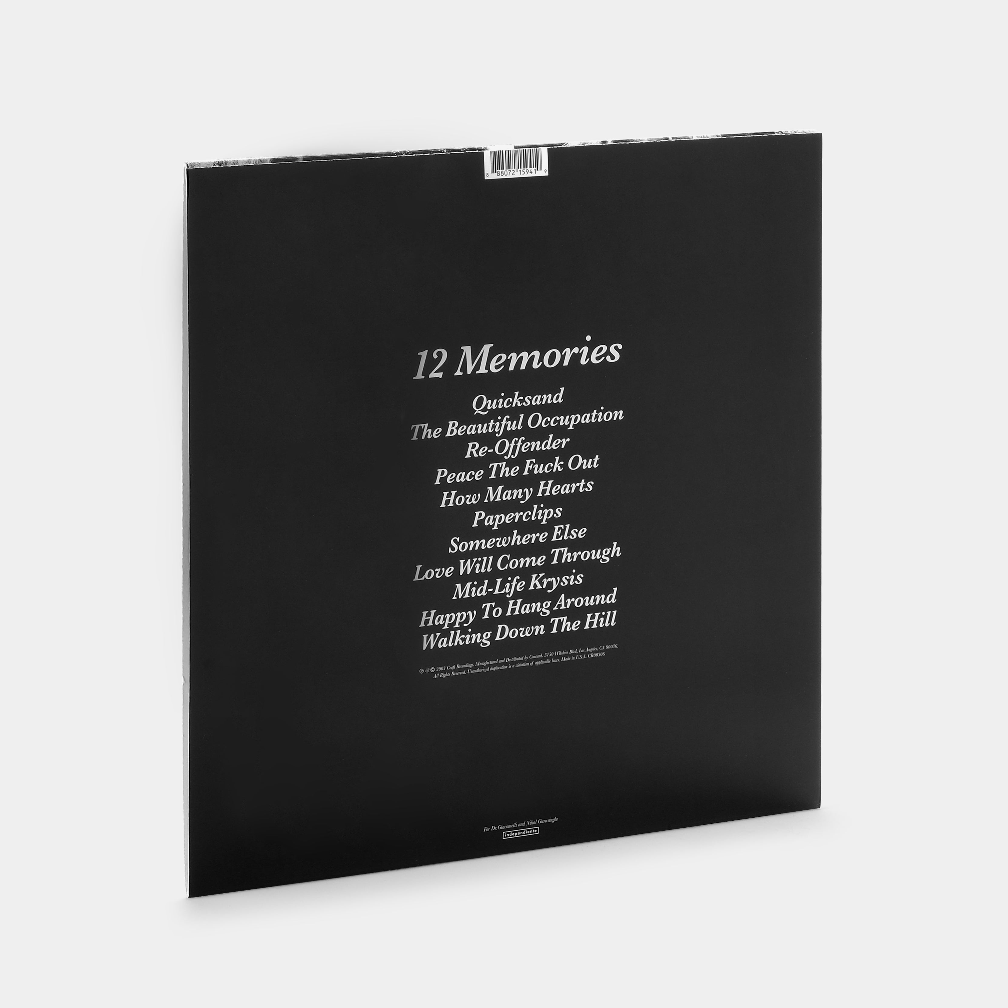 Travis - 12 Memories LP Vinyl Record