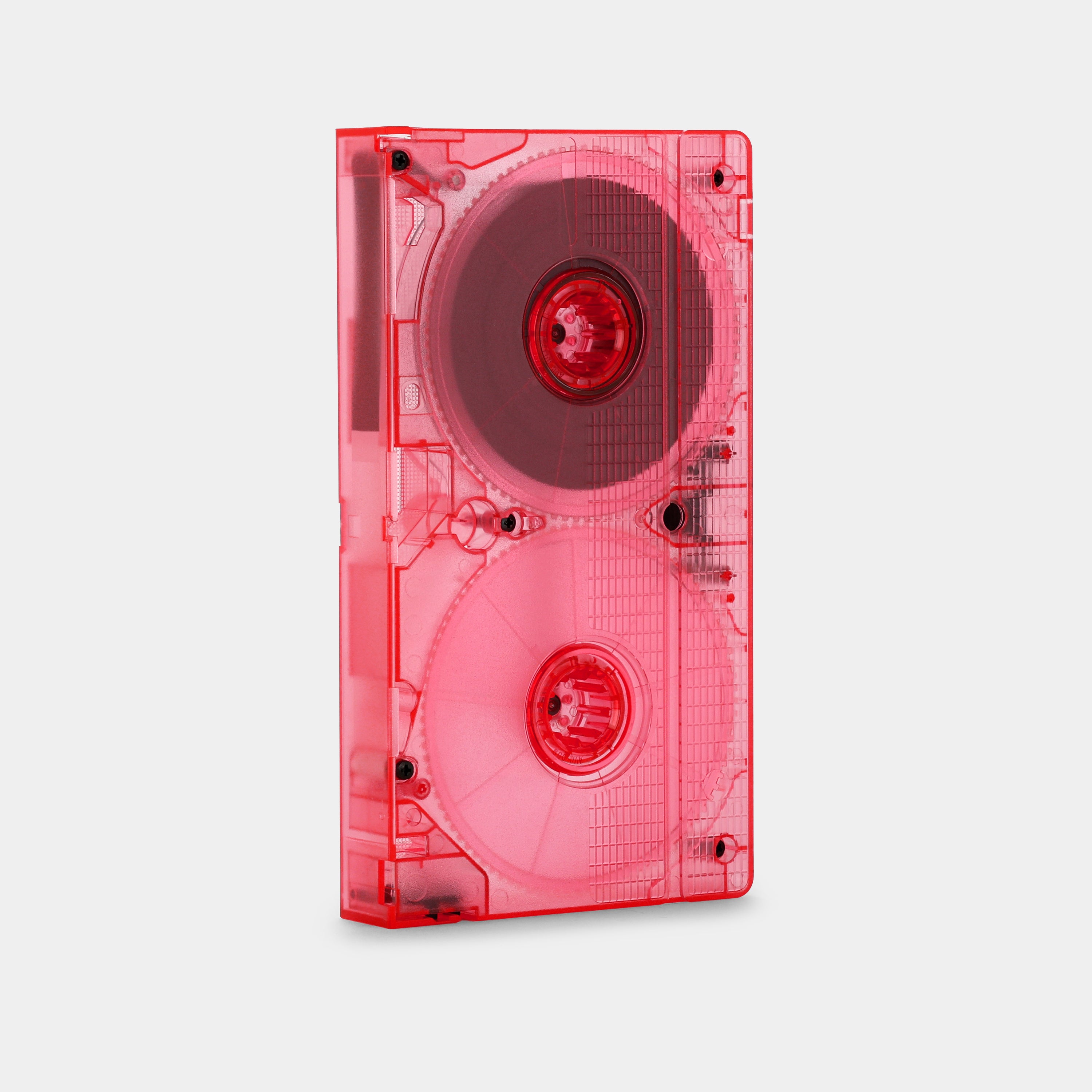 Transparent Hot Pink Blank T-130 VHS Tape