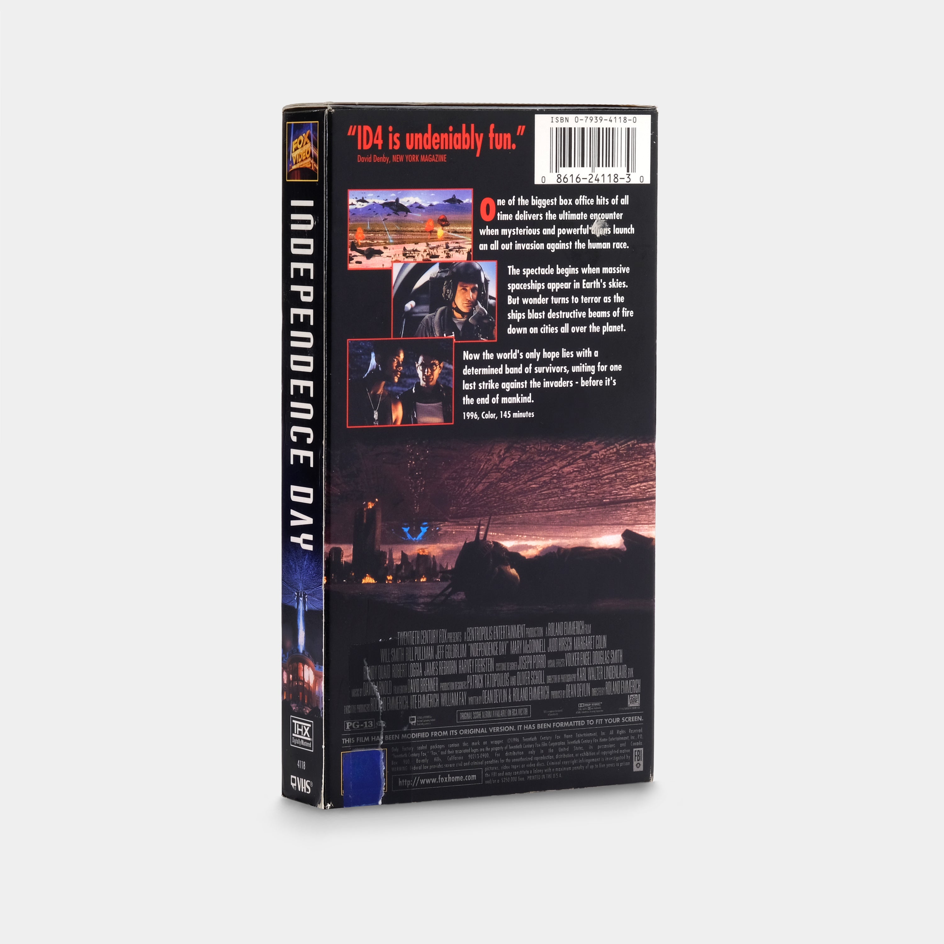 Independence Day VHS Tape