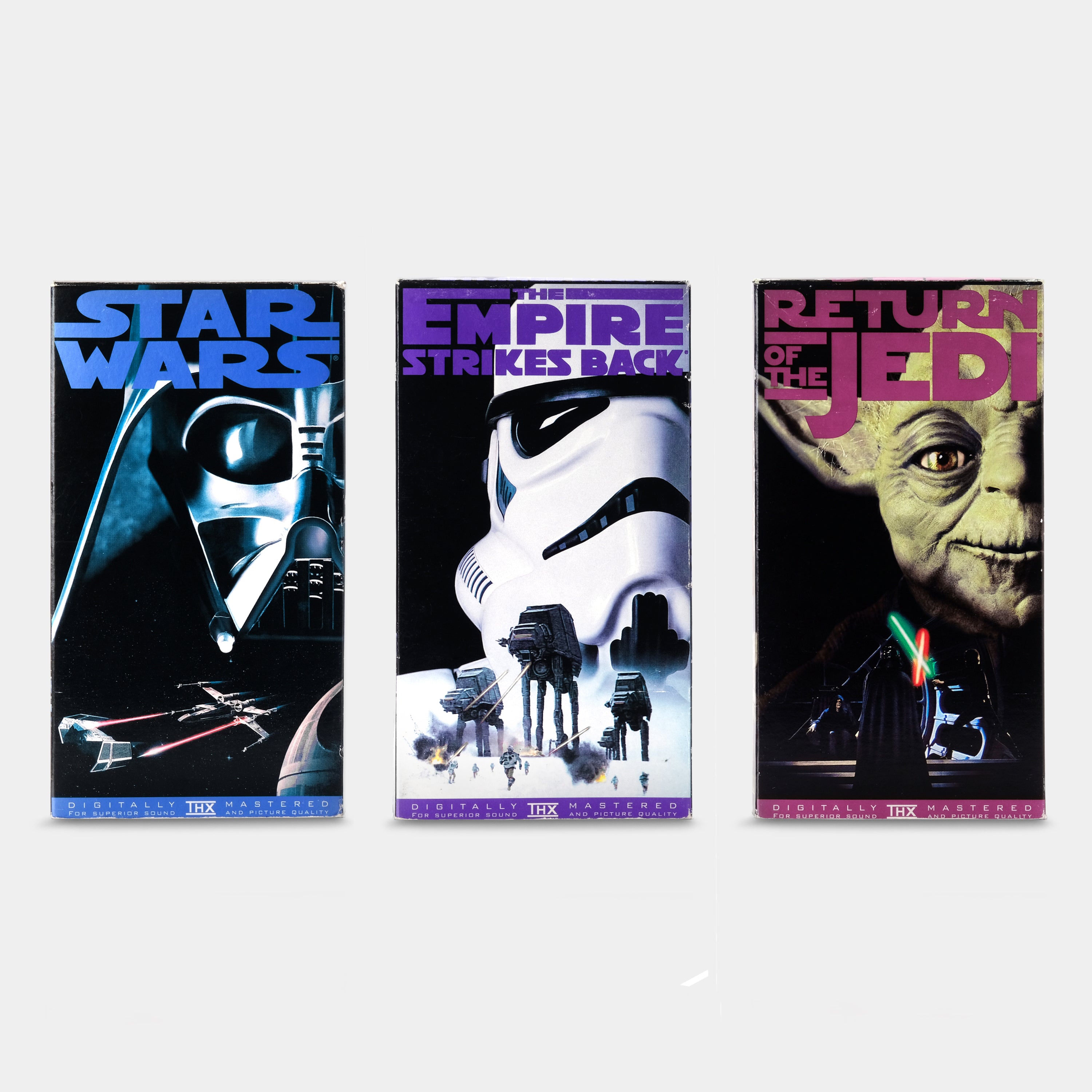 Star Wars Trilogy VHS Tape Set