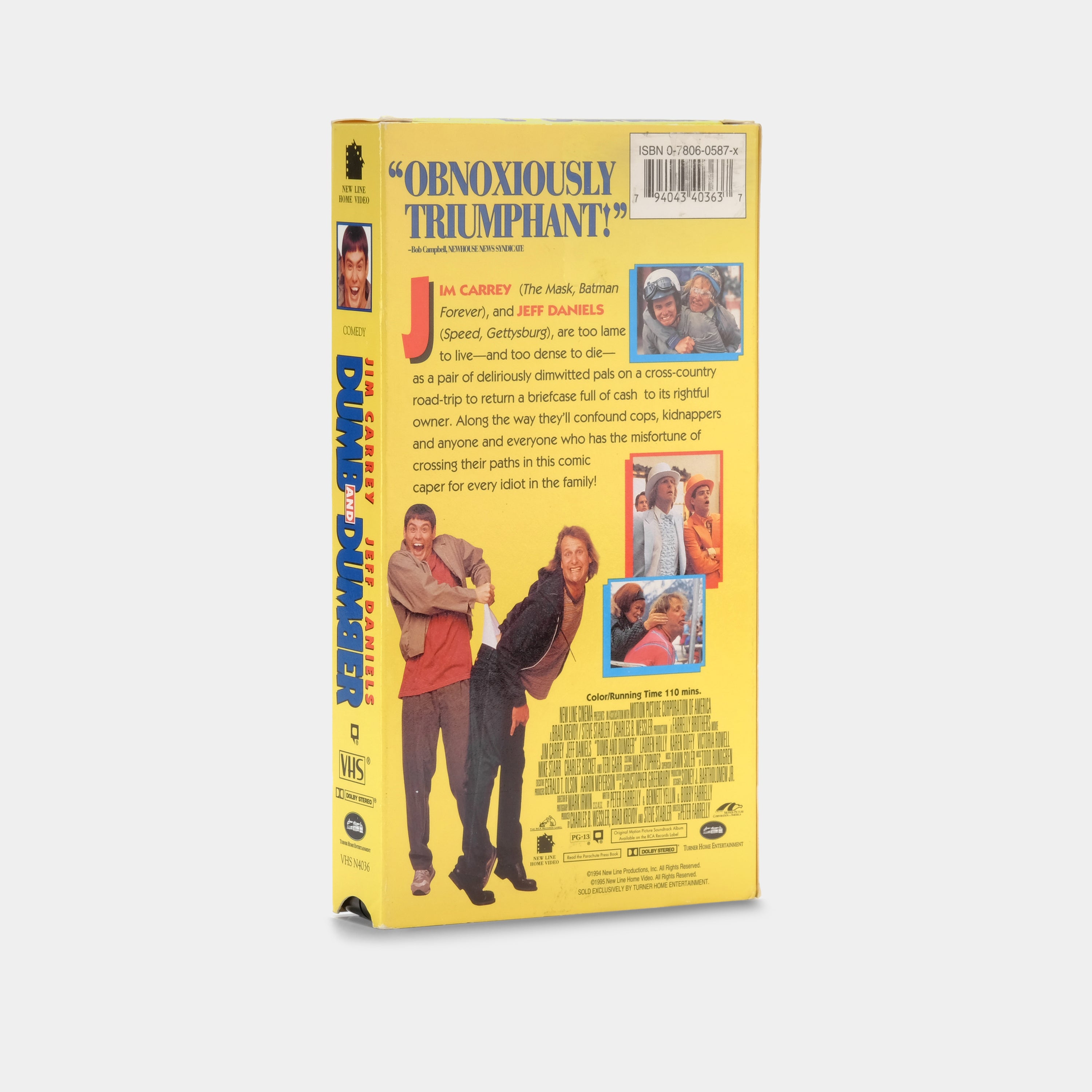 Dumb and Dumber VHS Tape