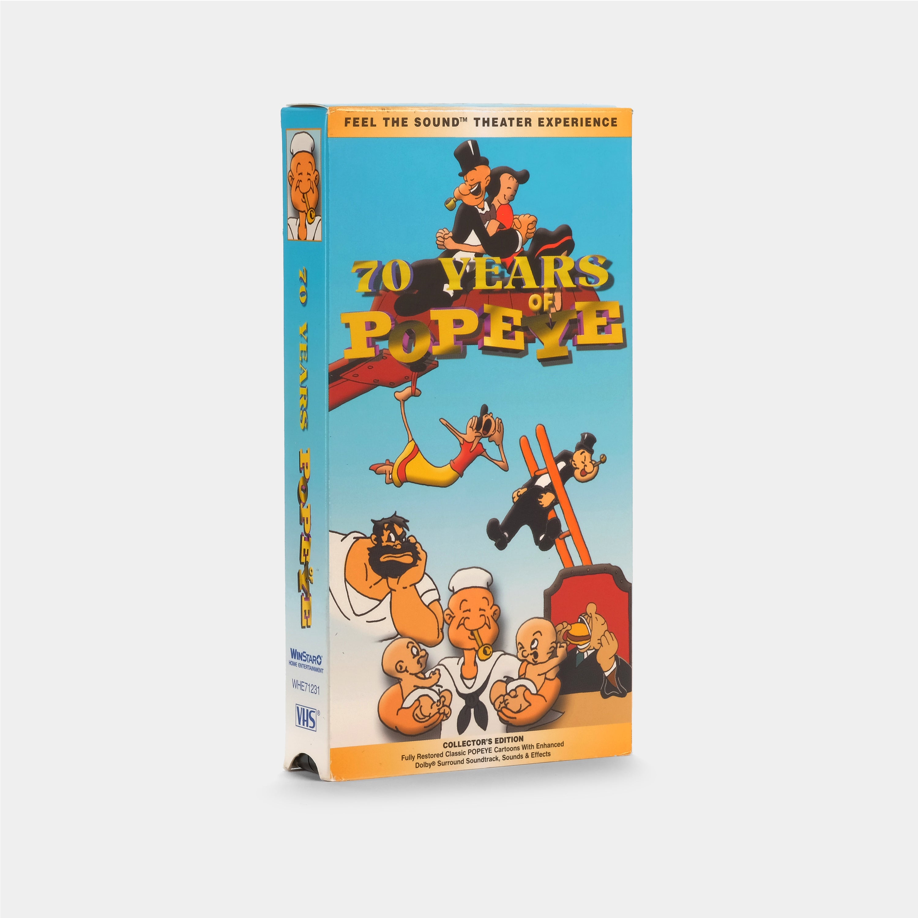 70 Years Of Popeye VHS Tape