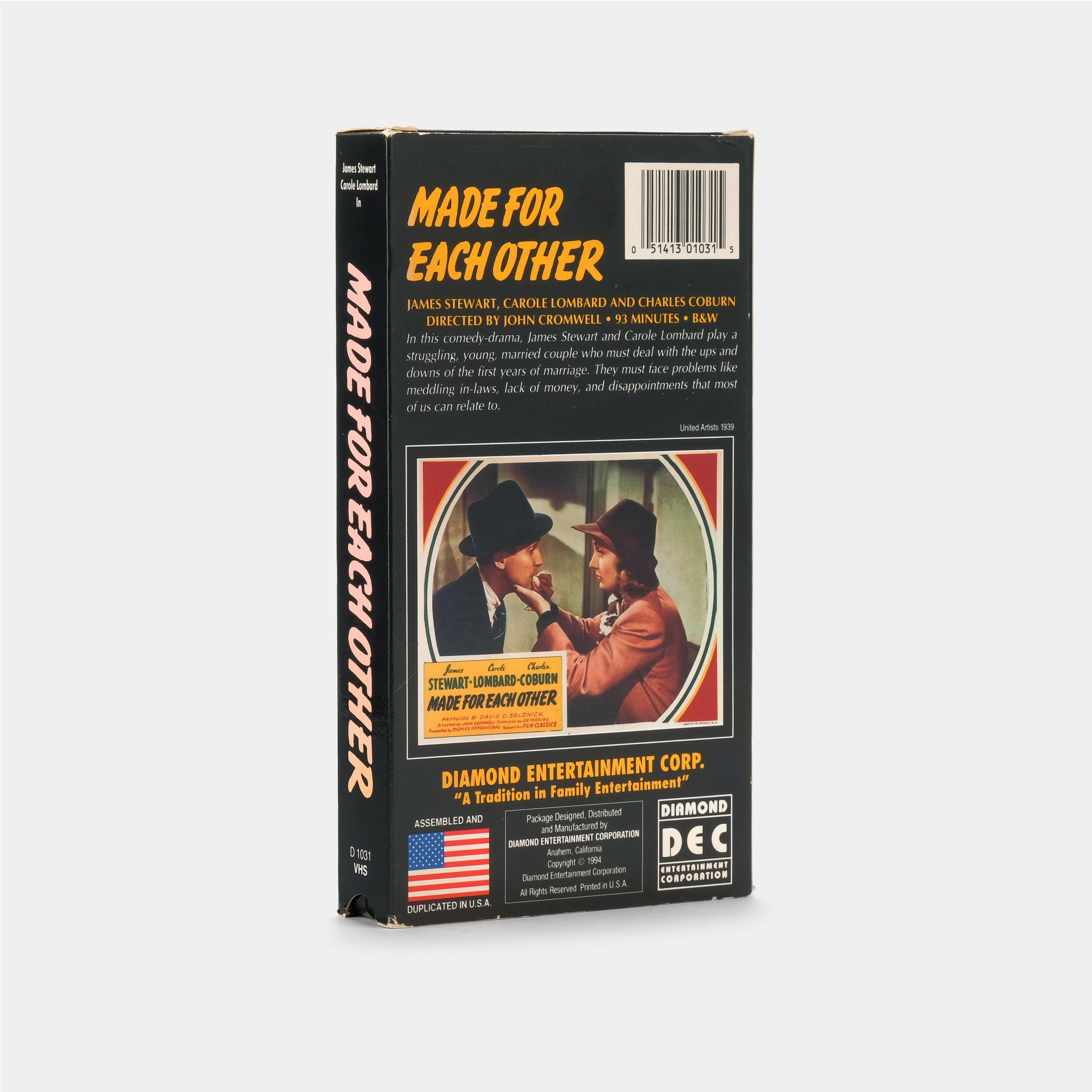 Made for Each Other VHS Tape