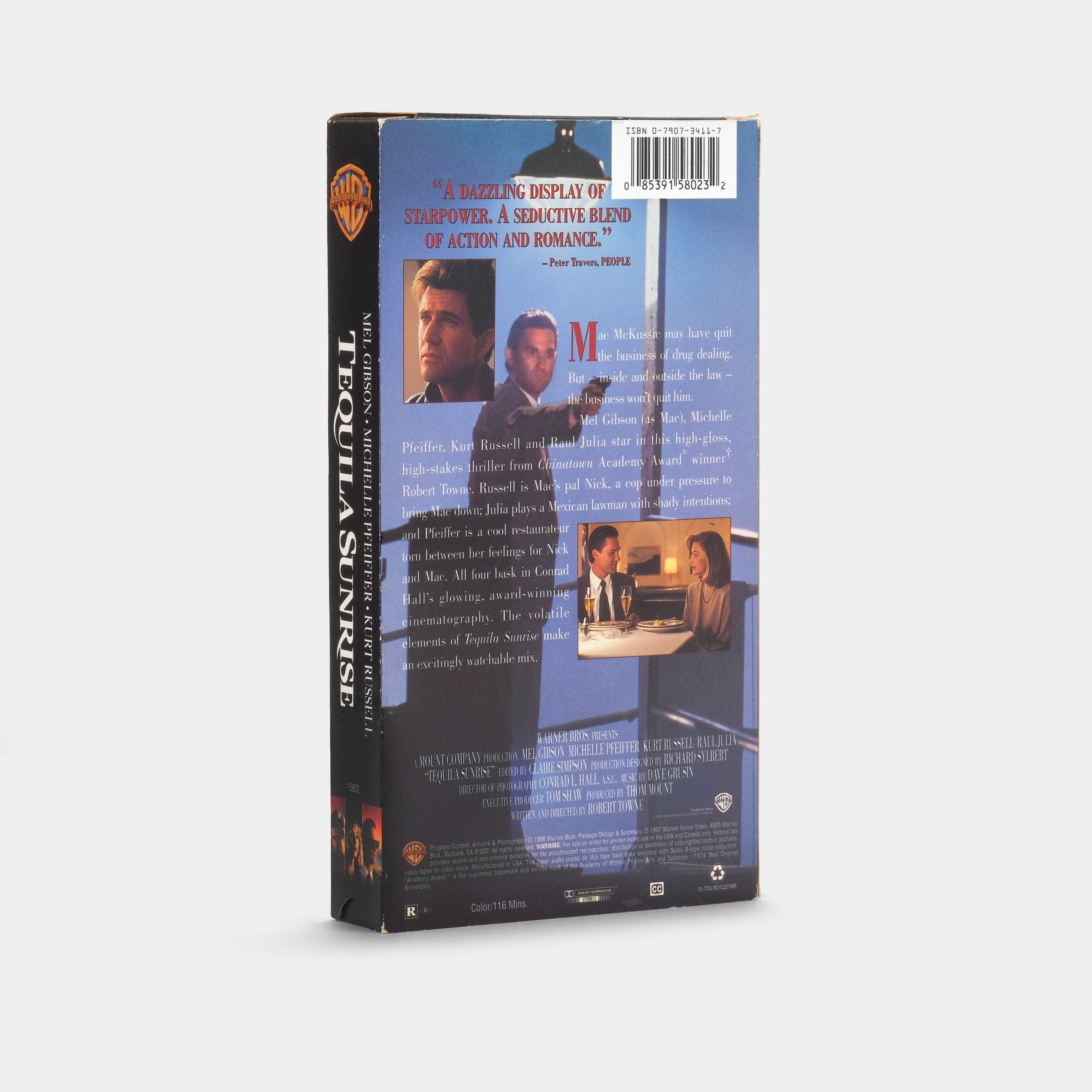 Tequila Sunrise VHS Tape