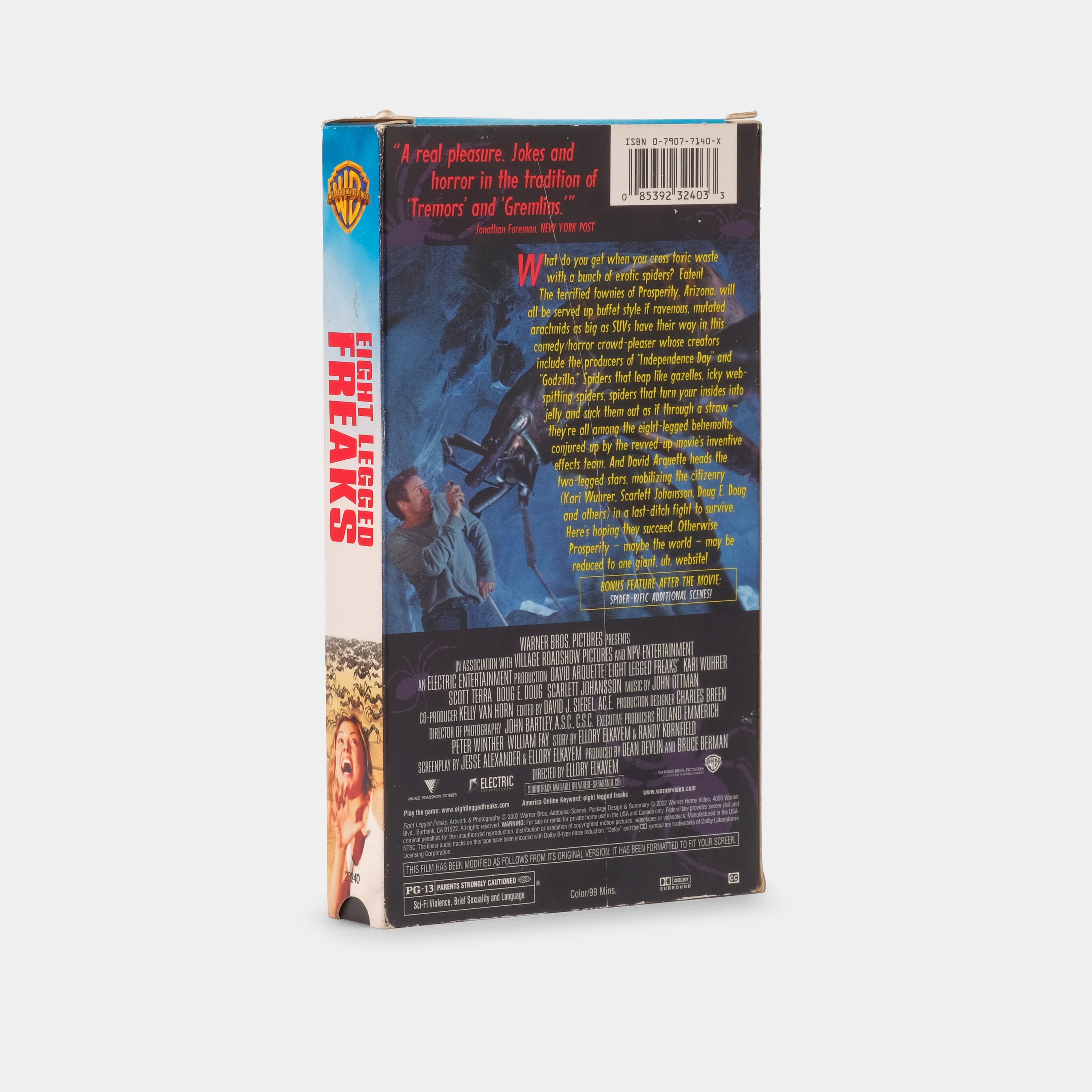 Eight Legged Freaks VHS Tape