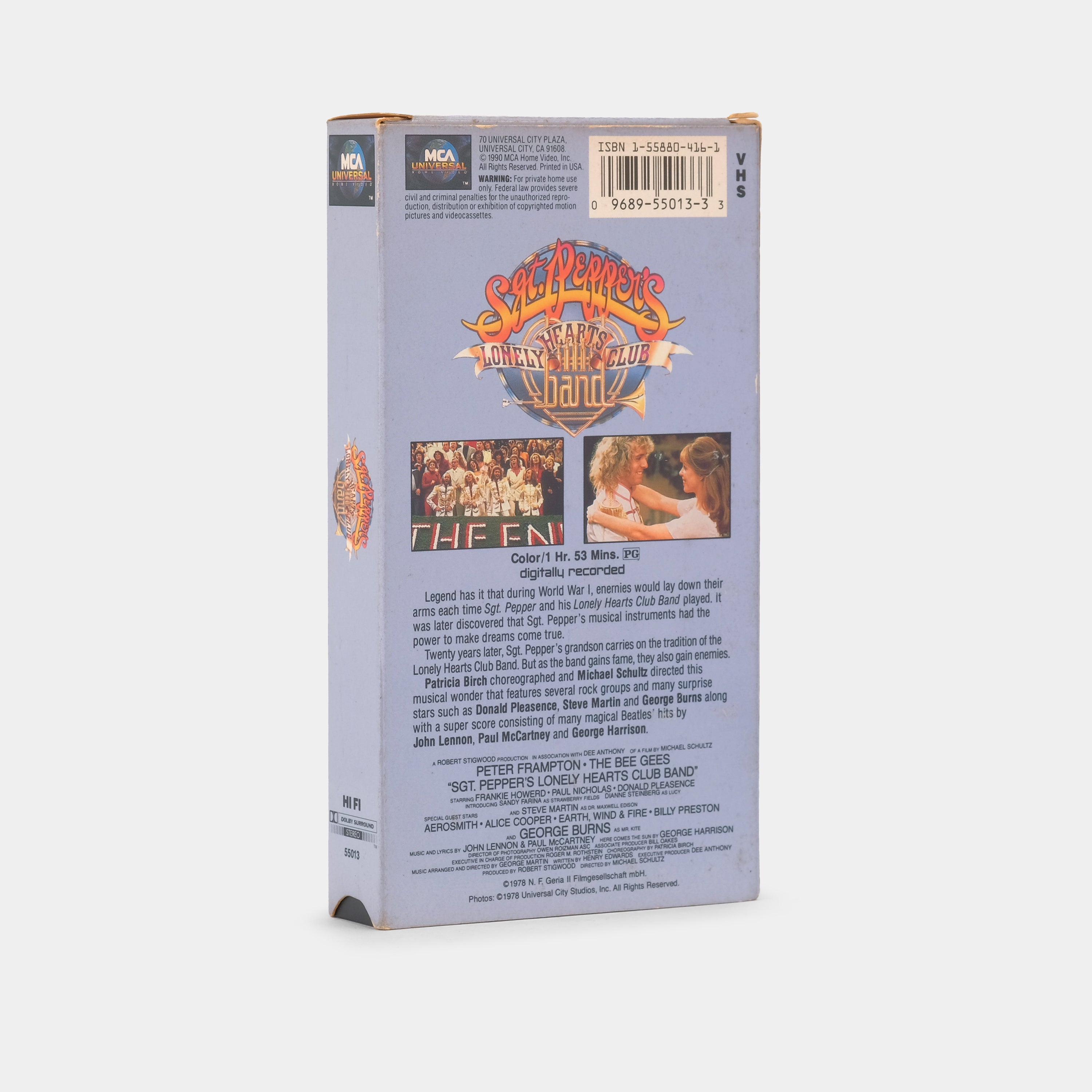 Sgt. Pepper's Lonely Hearts Club Band VHS Tape