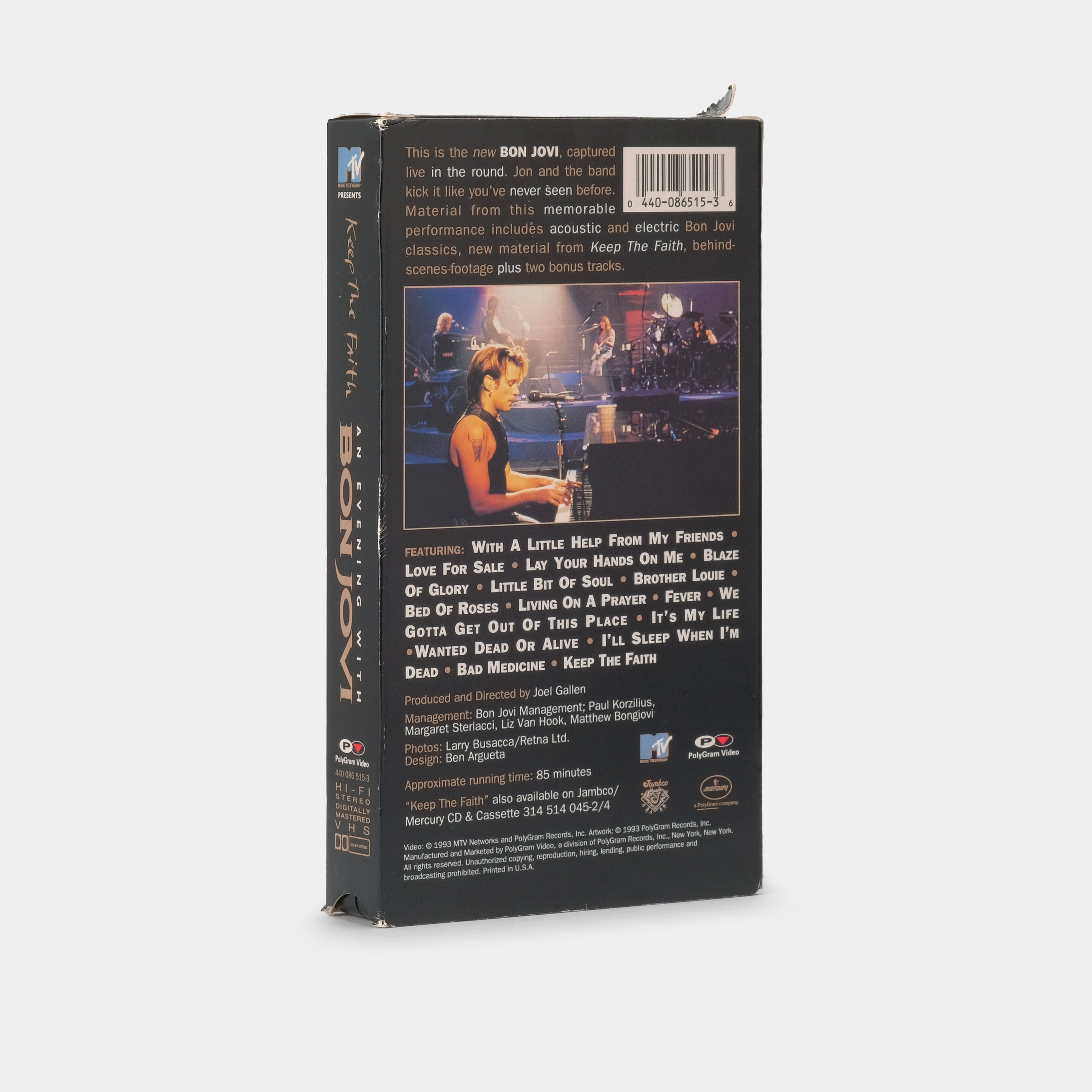 Bon Jovi: Keep the Faith - An Evening with Bon Jovi VHS Tape