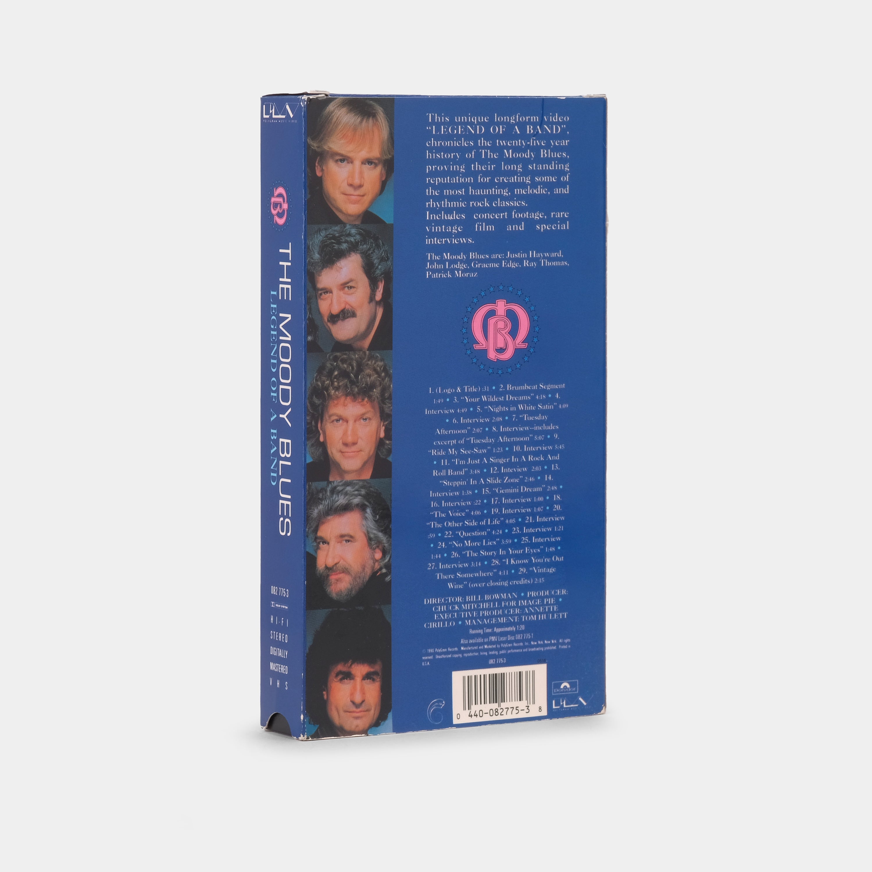 Legend of a Band: The Story of 'The Moody Blues' VHS Tape