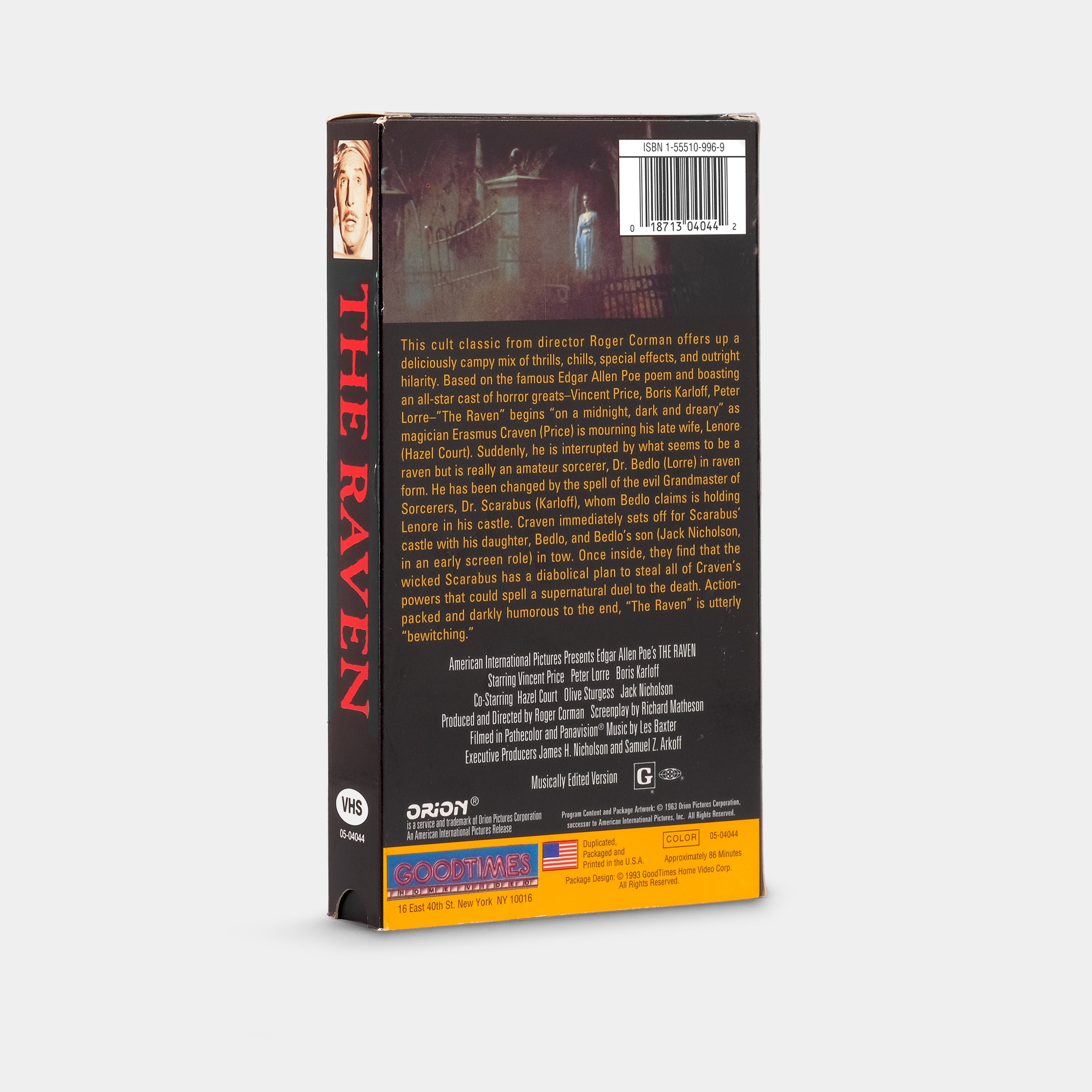 The Raven VHS Tape