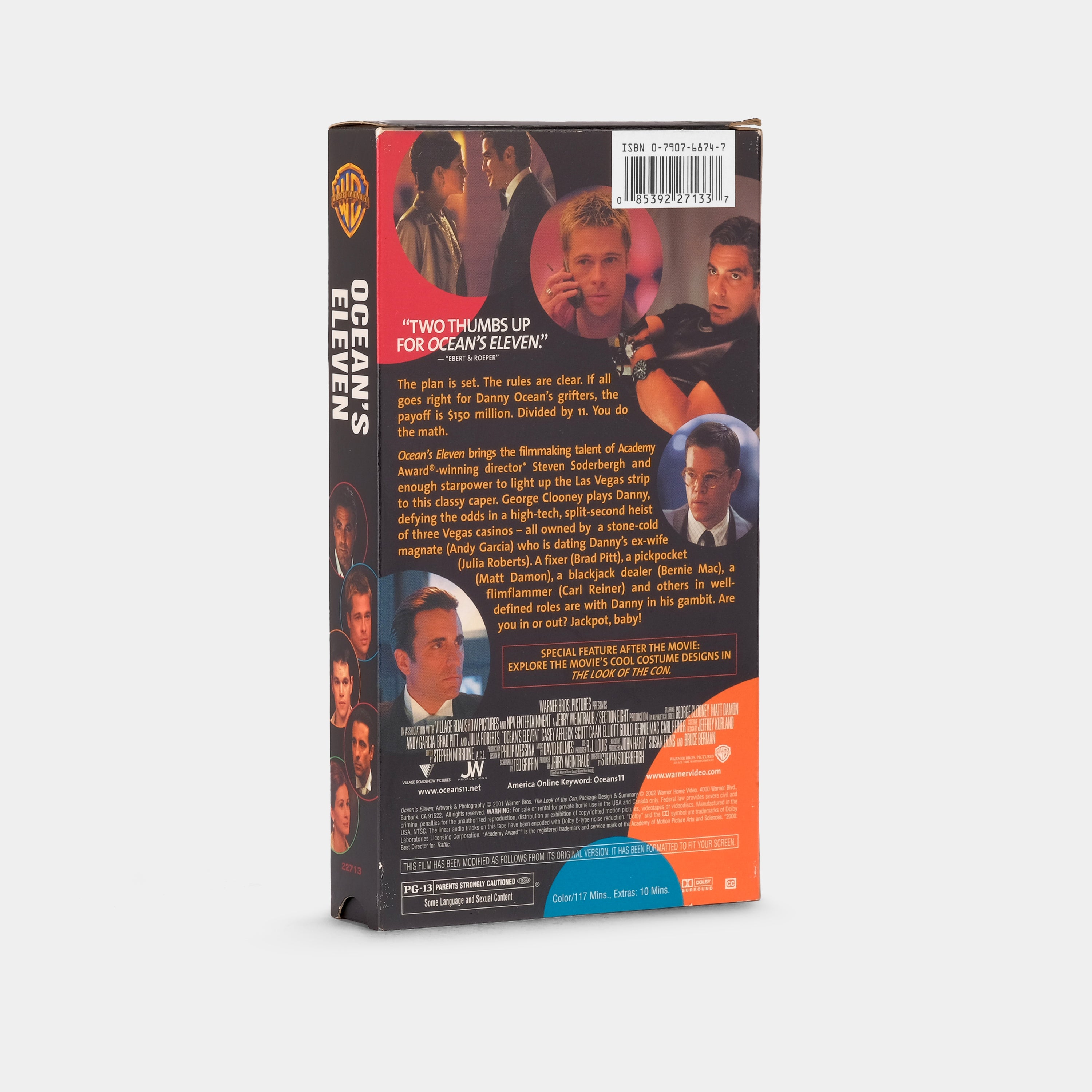 Ocean's Eleven VHS Tape