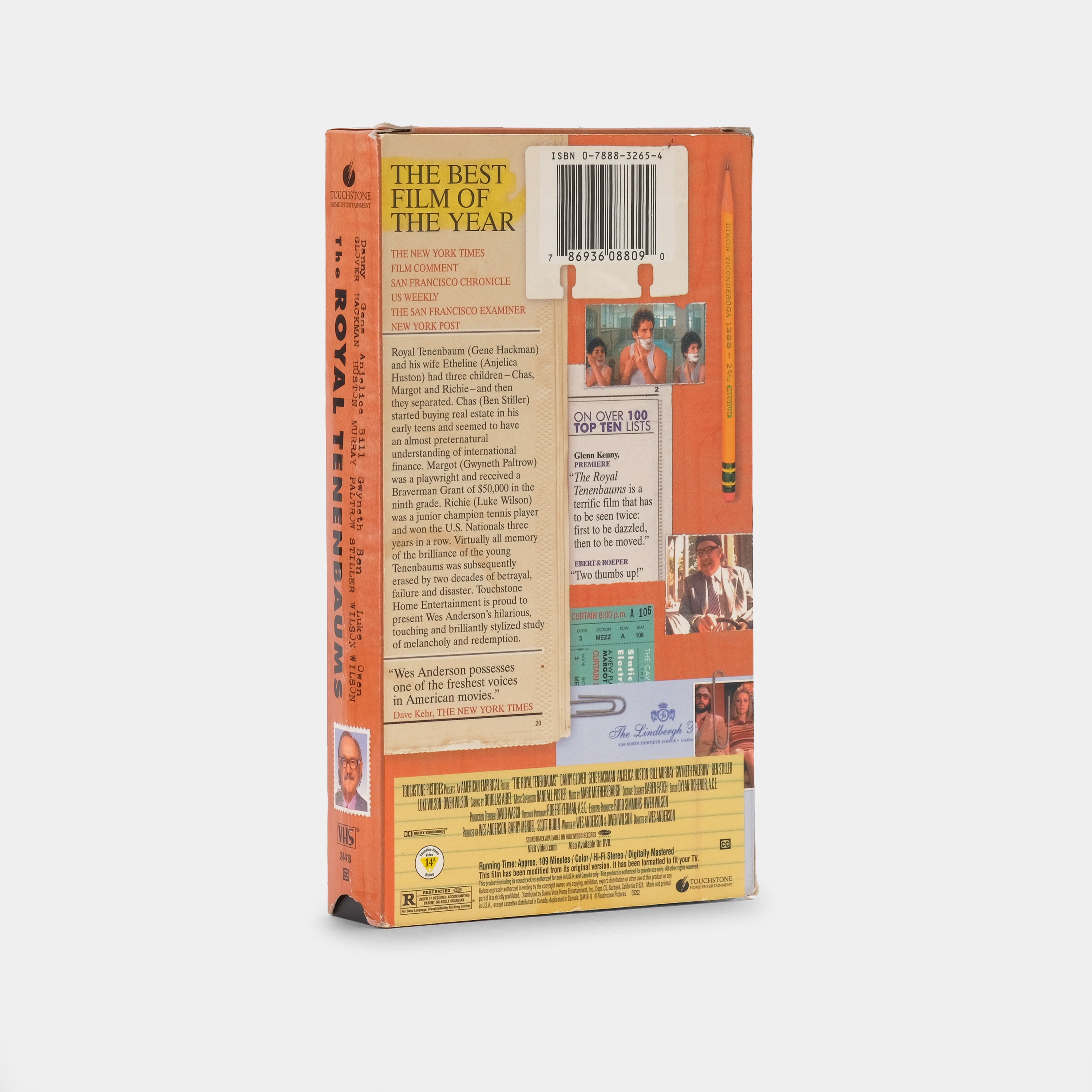 The Royal Tenenbaums VHS Tape