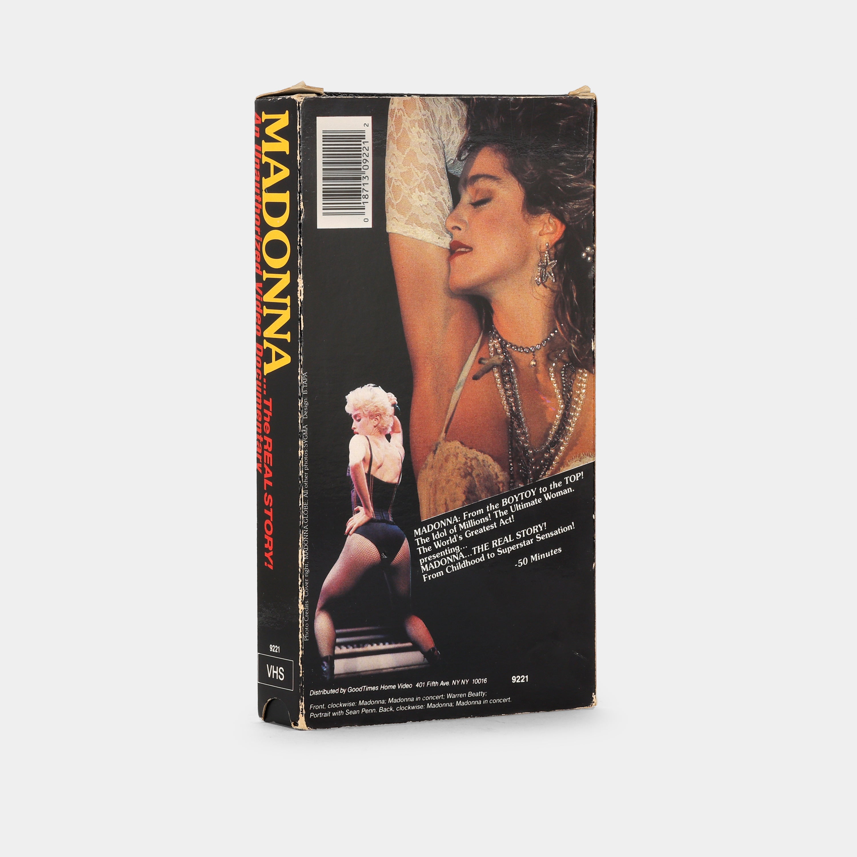 Madonna: The Real Story VHS Tape