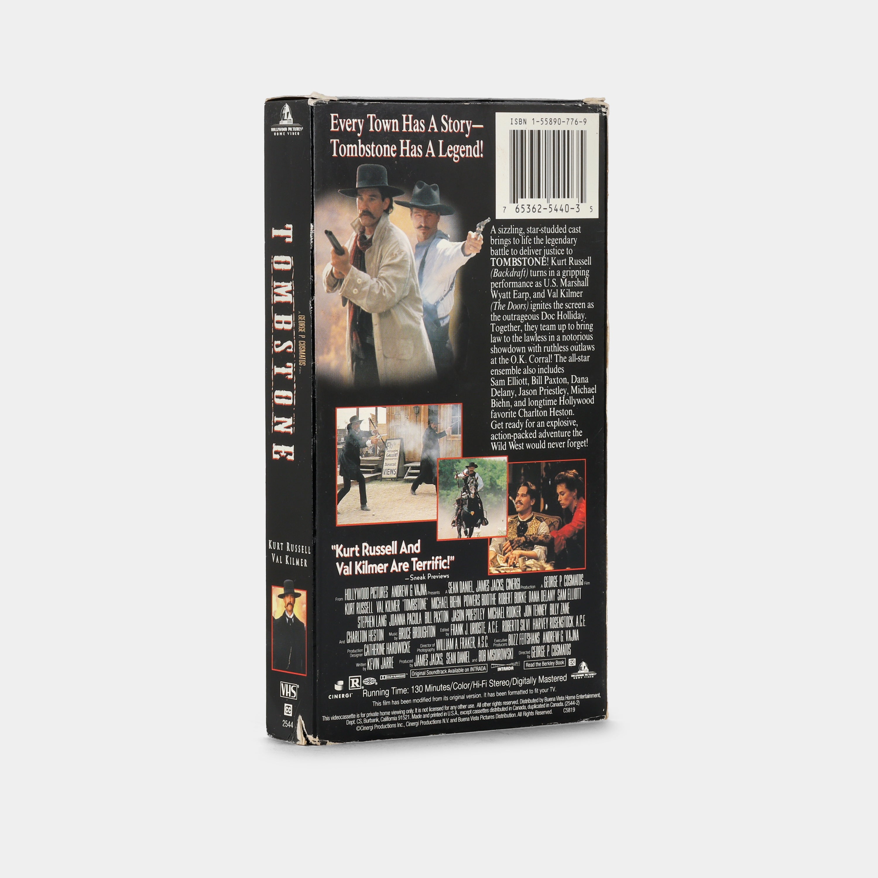 Tombstone VHS Tape