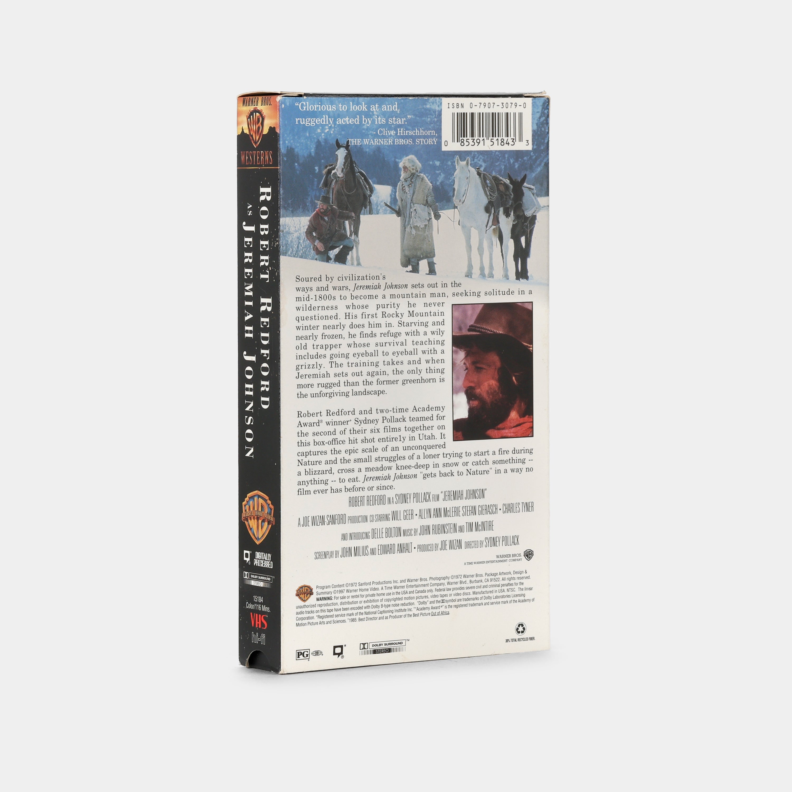 Jeremiah Johnson VHS Tape