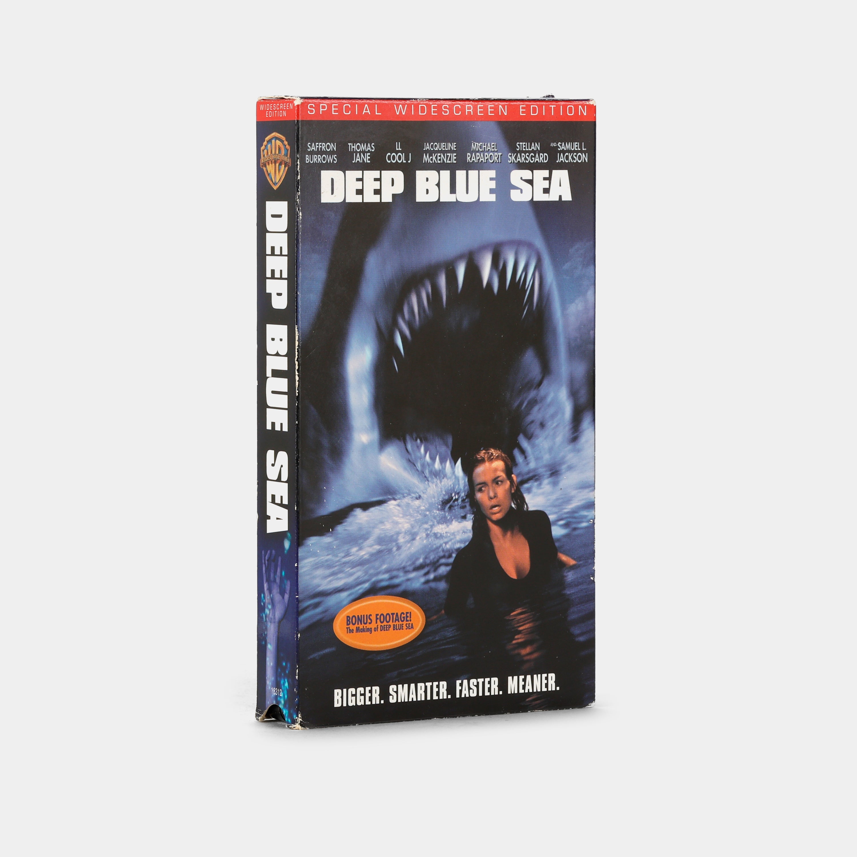 Deep Blue Sea VHS Tape