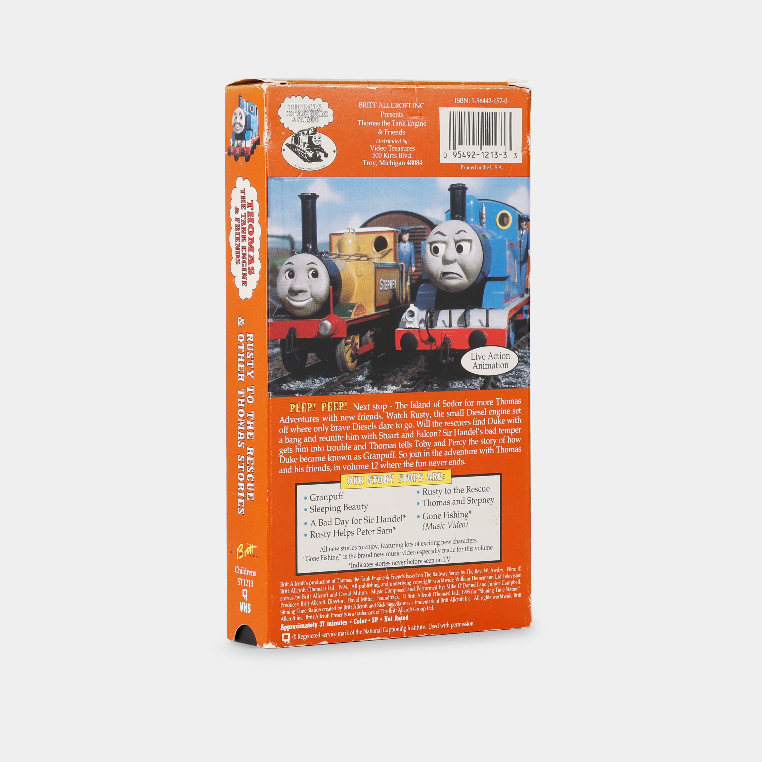 Thomas The Tank Engine & Friends: Rusty To The Rescue & Other Thomas Stories VHS Tape