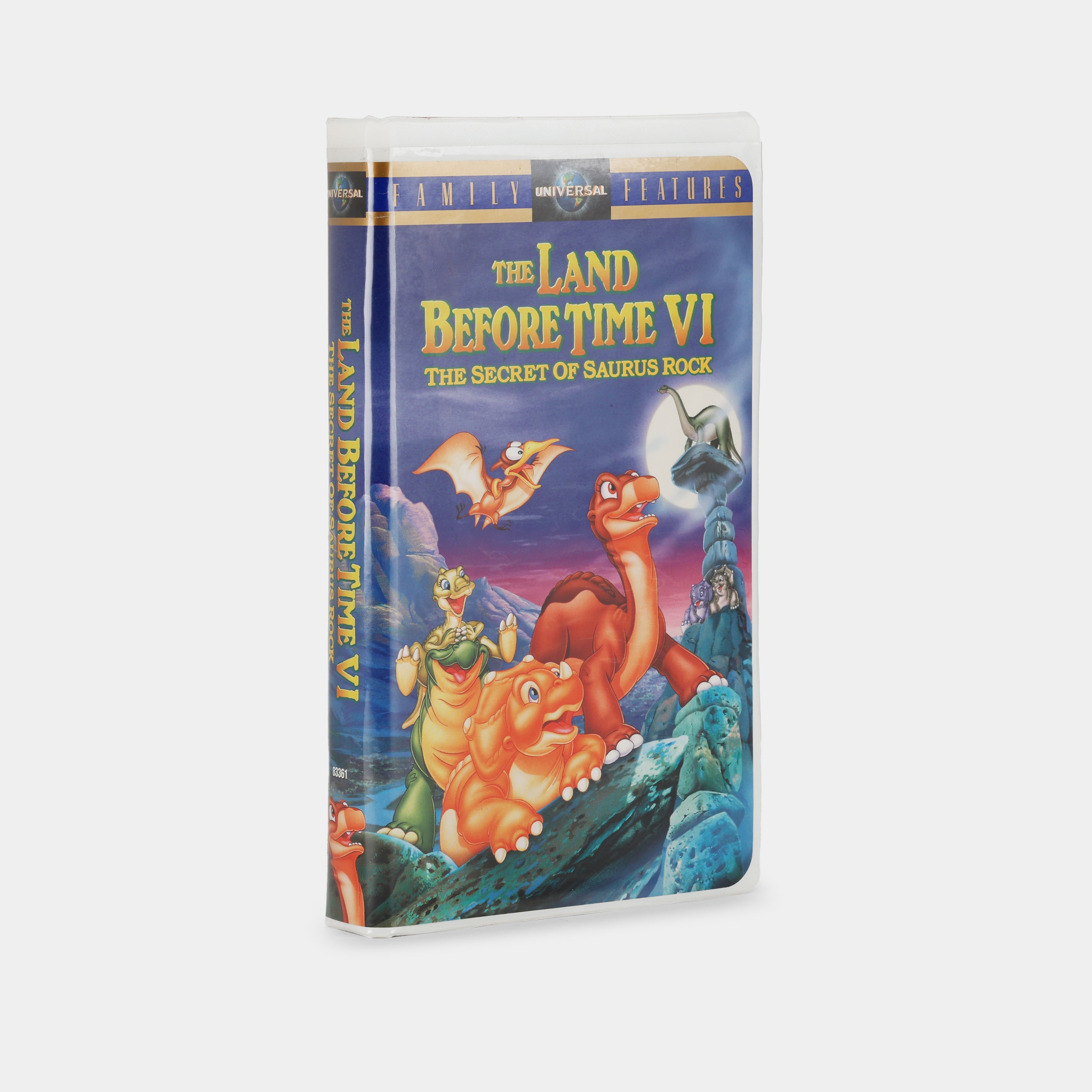 The Land Before Time VI: The Secret of Saurus Rock VHS Tape