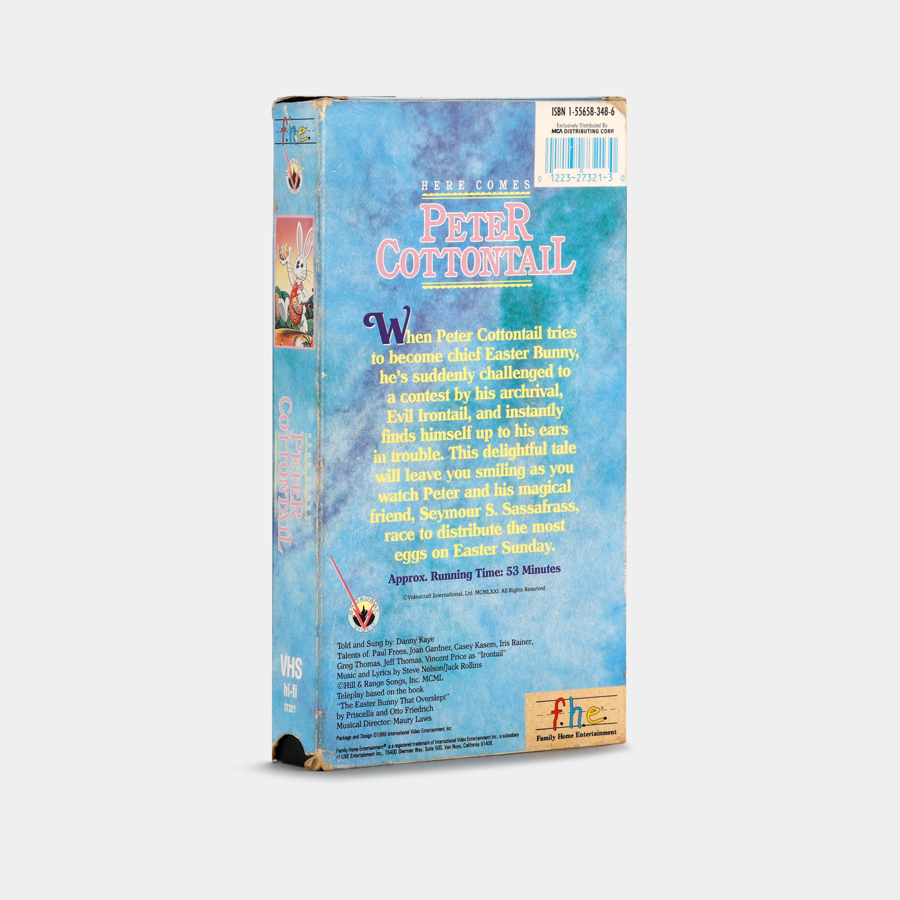 Here Comes Peter Cottontail VHS Tape