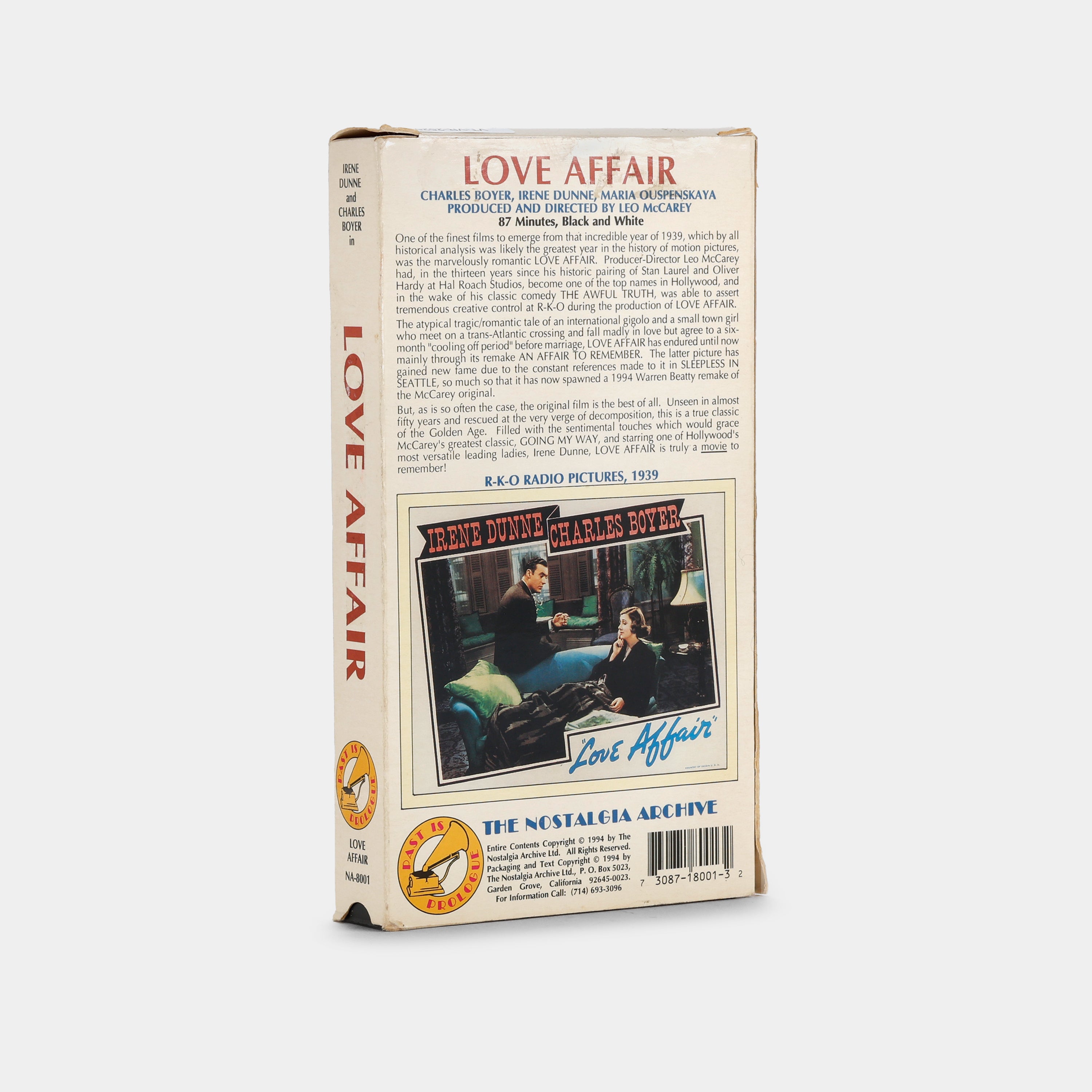 Love Affair VHS Tape