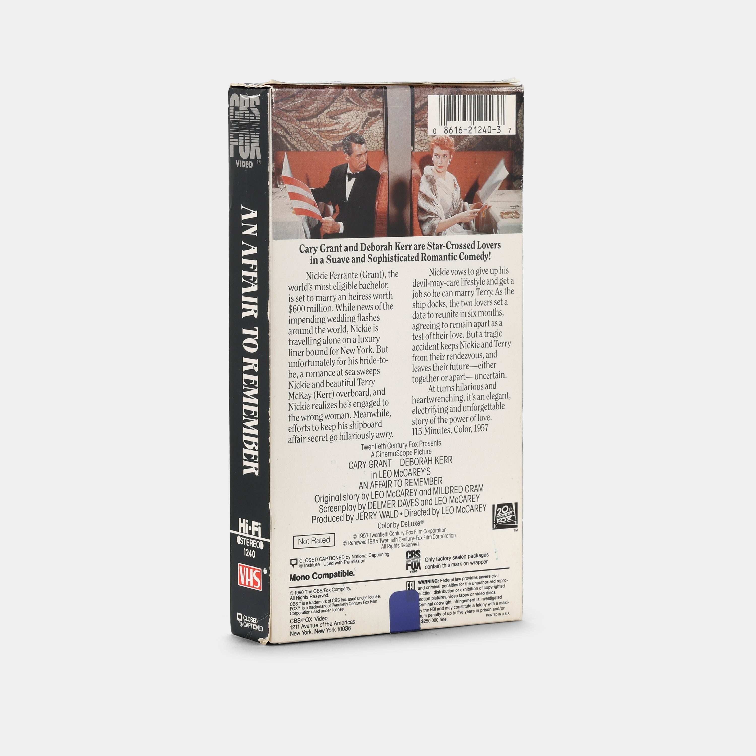 An Affair to Remember VHS Tape