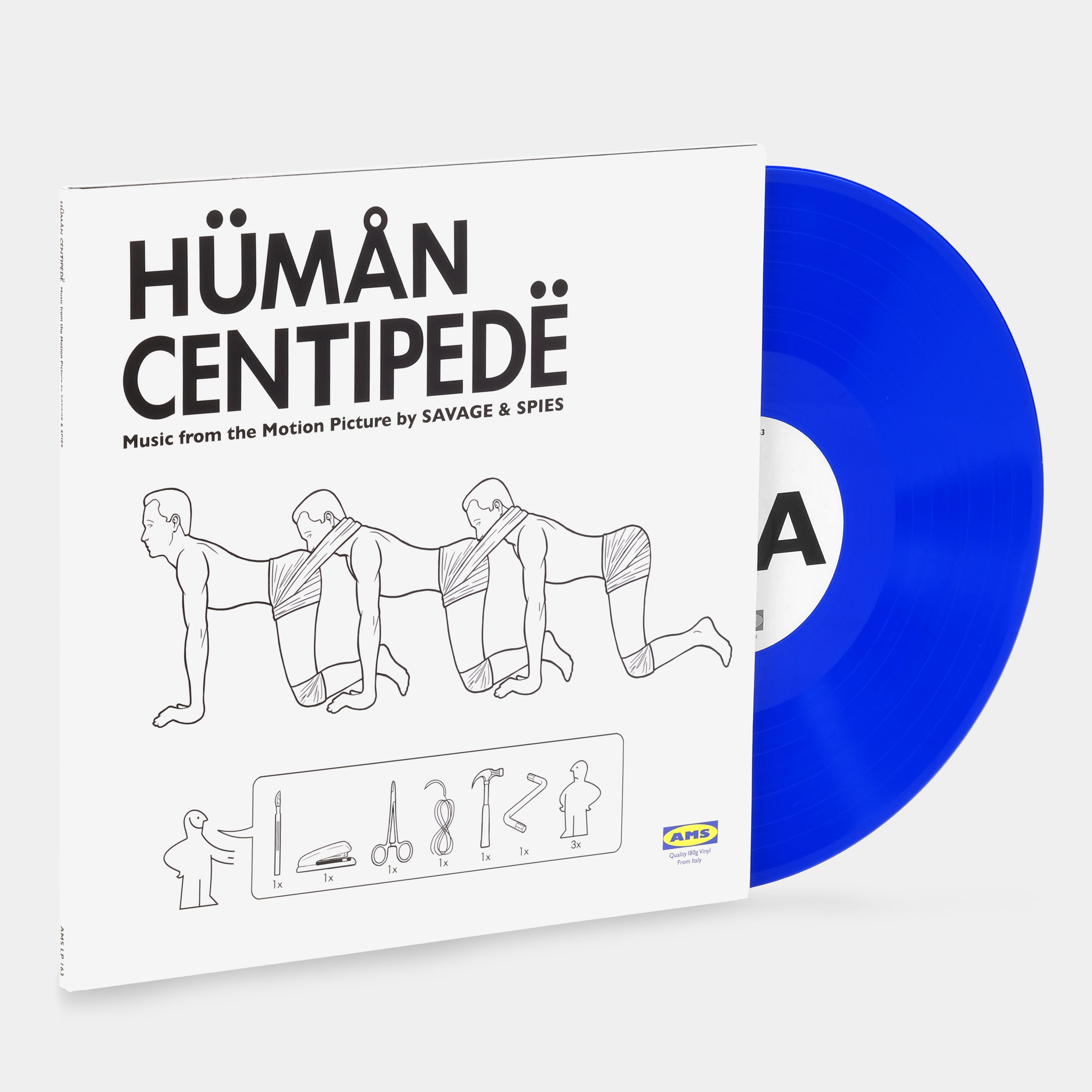 Savage & Spies - Human Centipede: Music From The Motion Picture LP Blue Vinyl Record