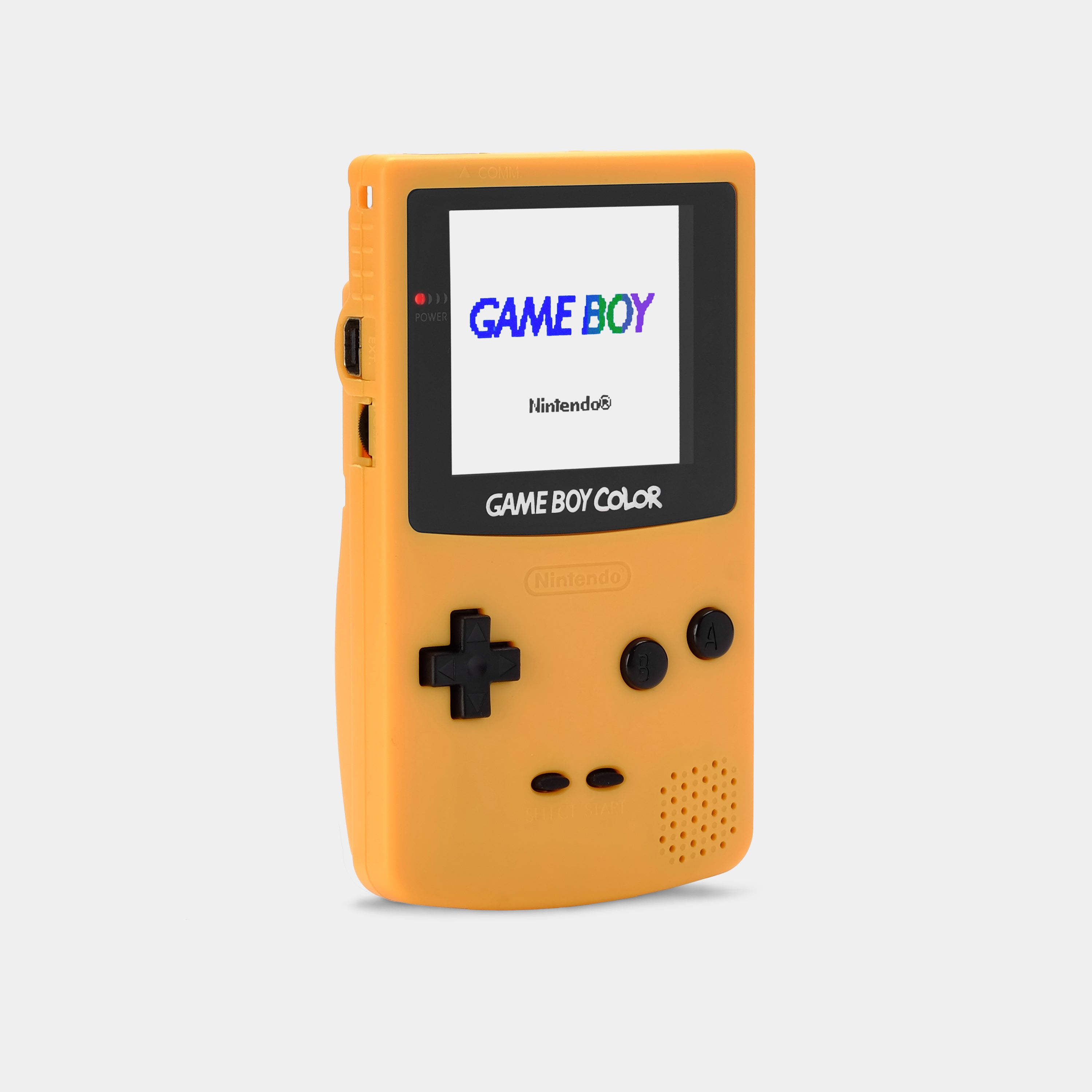 Nintendo Game Boy Color Yellow Game Console With Backlit Screen