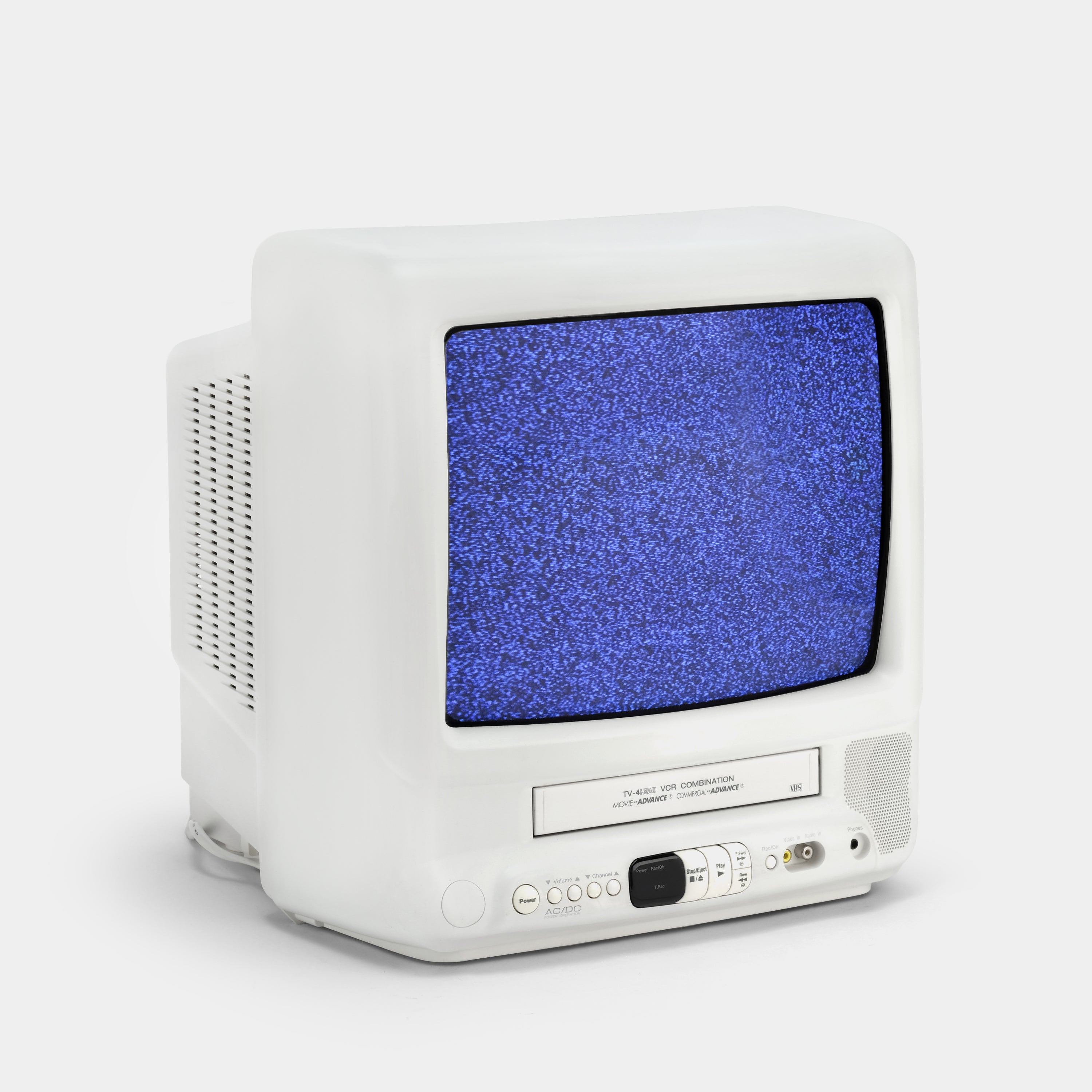 Zenith White CRT TV and VCR Television (Refurbished)