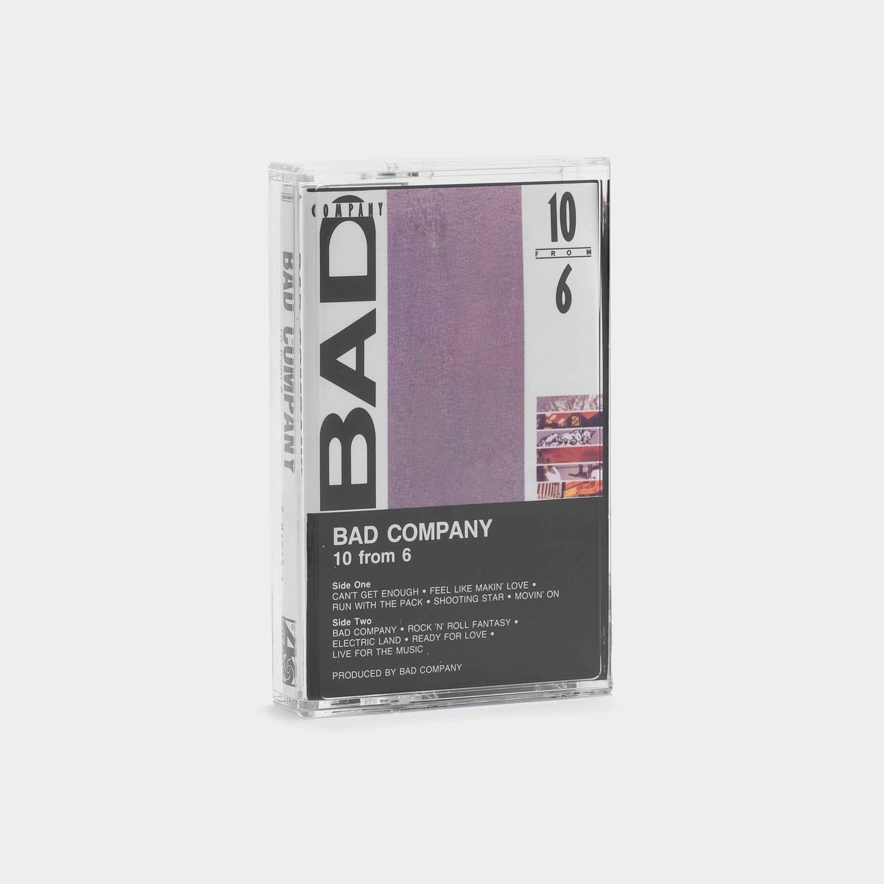 Bad Company - 10 From 6 Cassette Tape