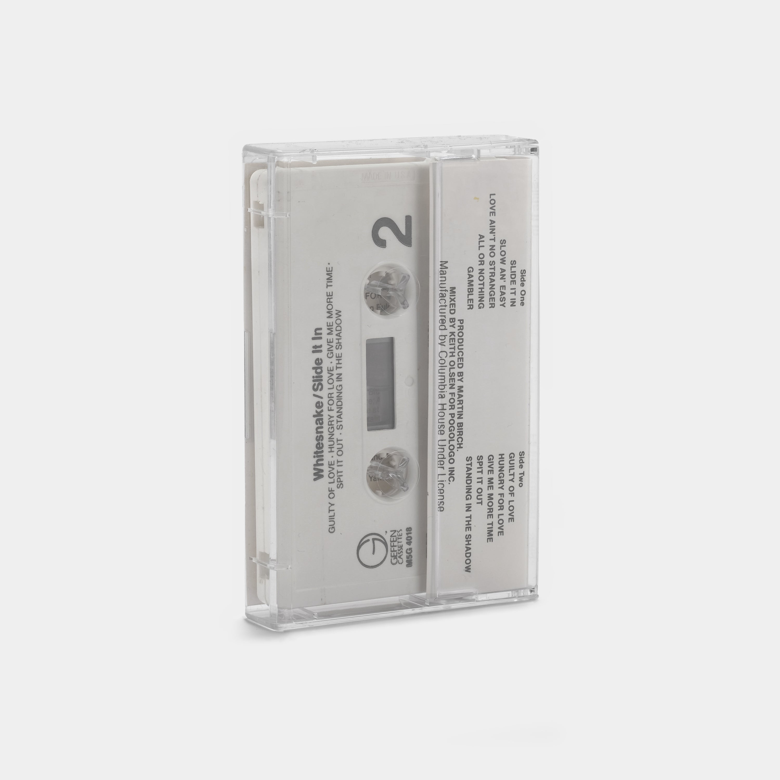 Whitesnake - Slide It In Cassette Tape