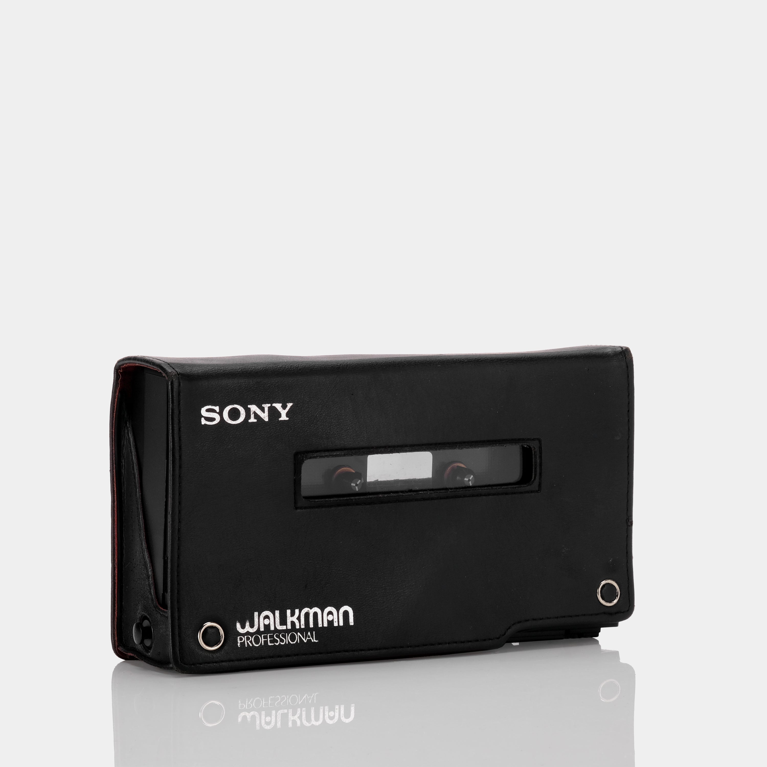 Sony Walkman Professional WM-D6 Black Leather Case