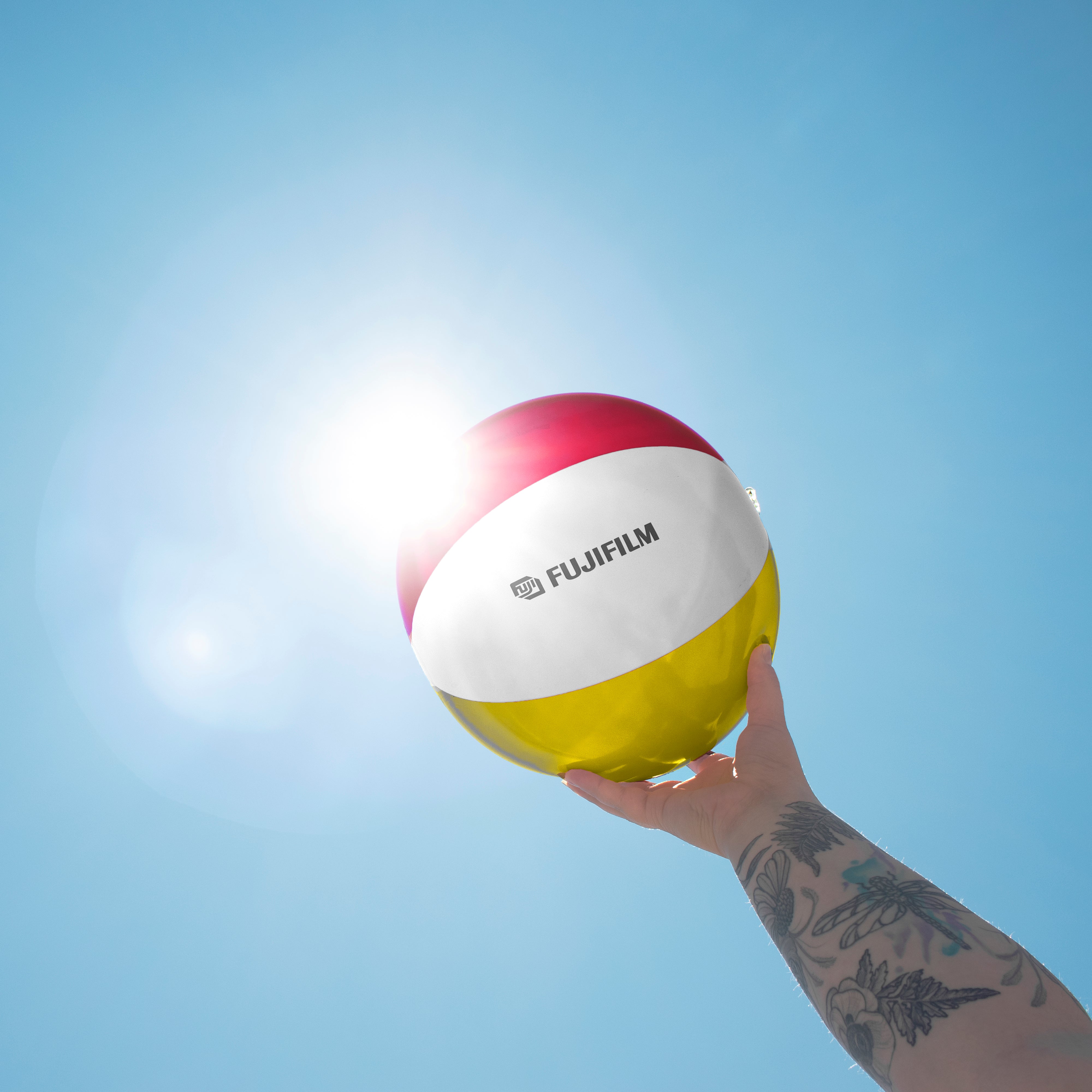 Vintage Promotional Inflatable Fujifilm Beach Ball