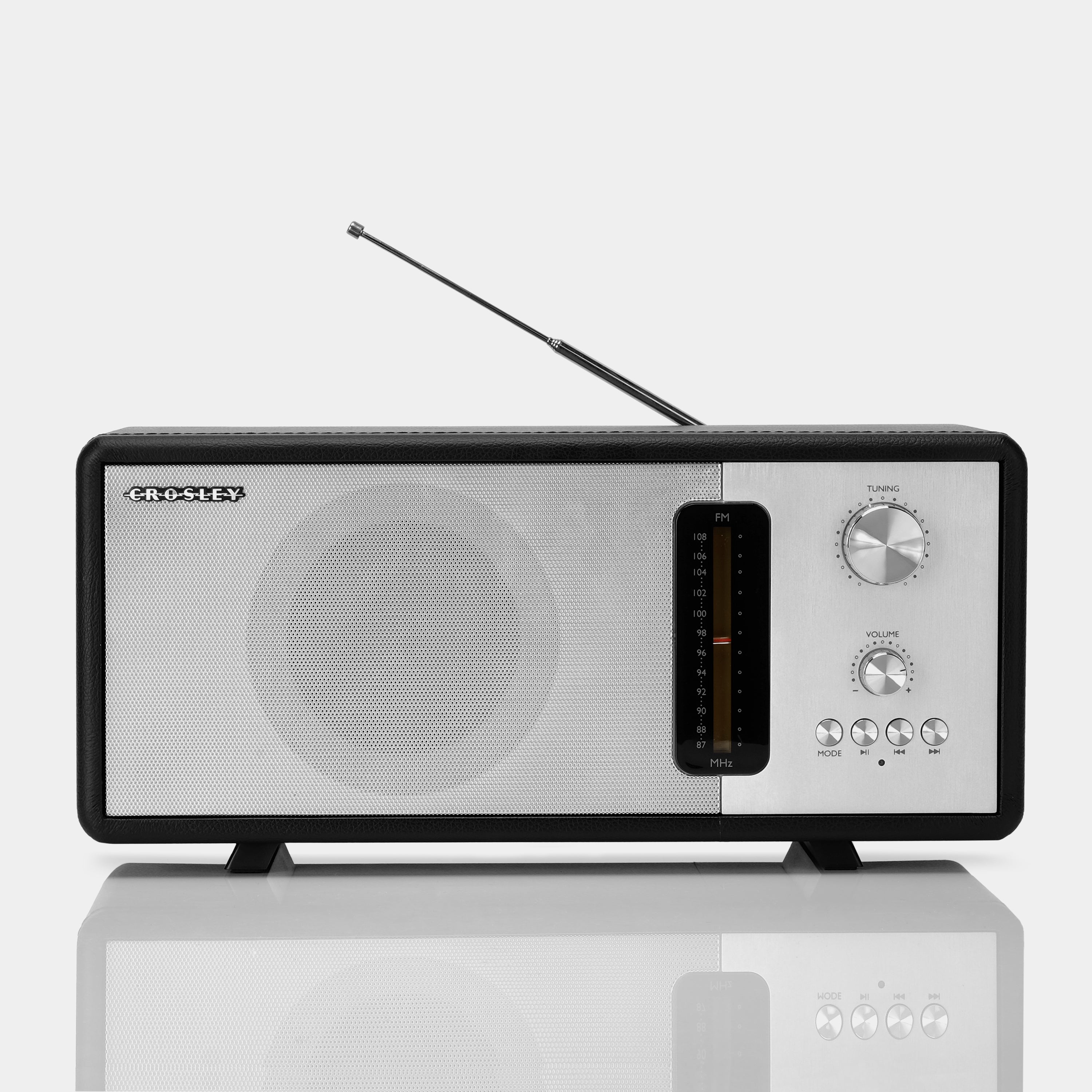 Crosley Harmony Black FM Radio with Bluetooth