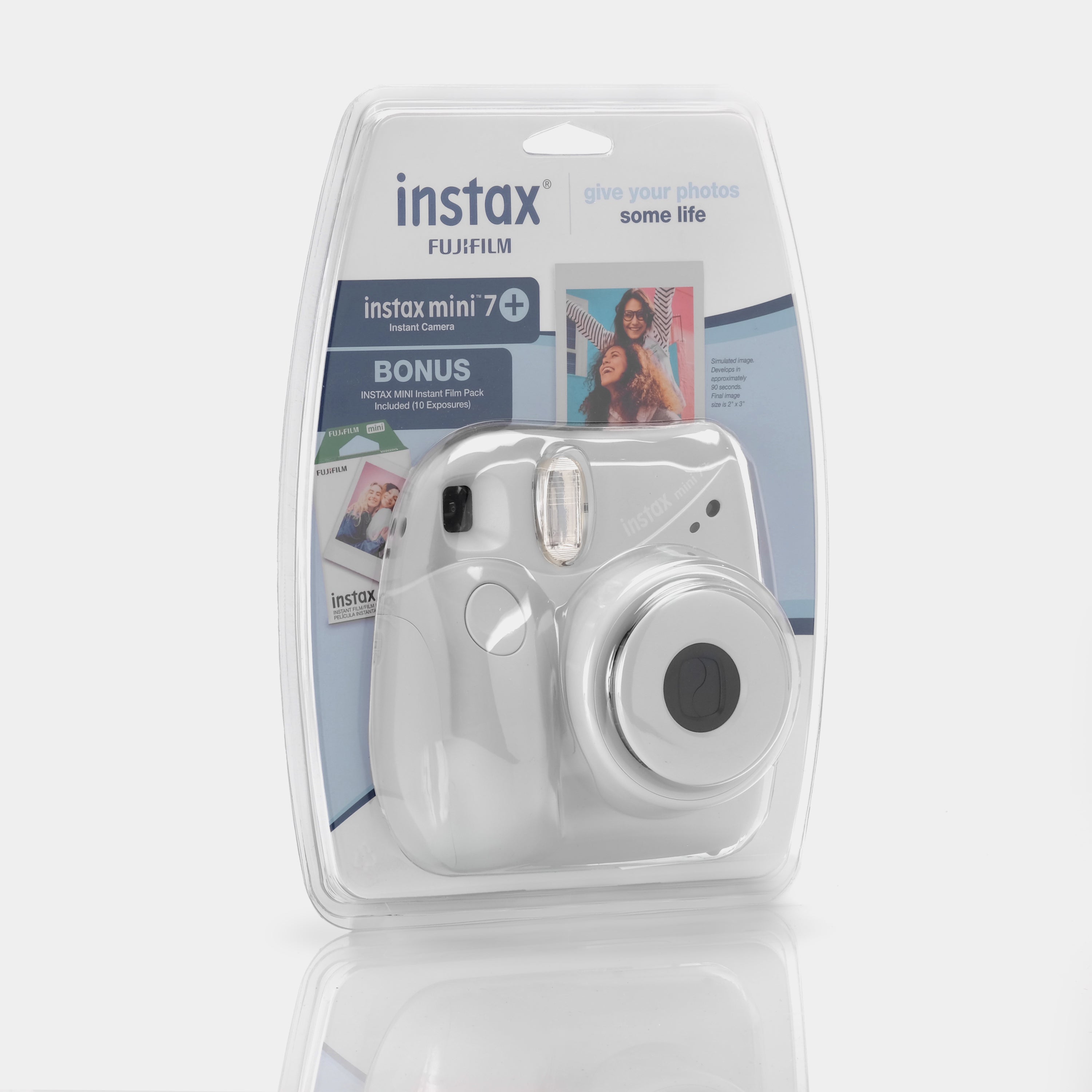 Fujifilm Light Grey Instax Mini 7+ with Film