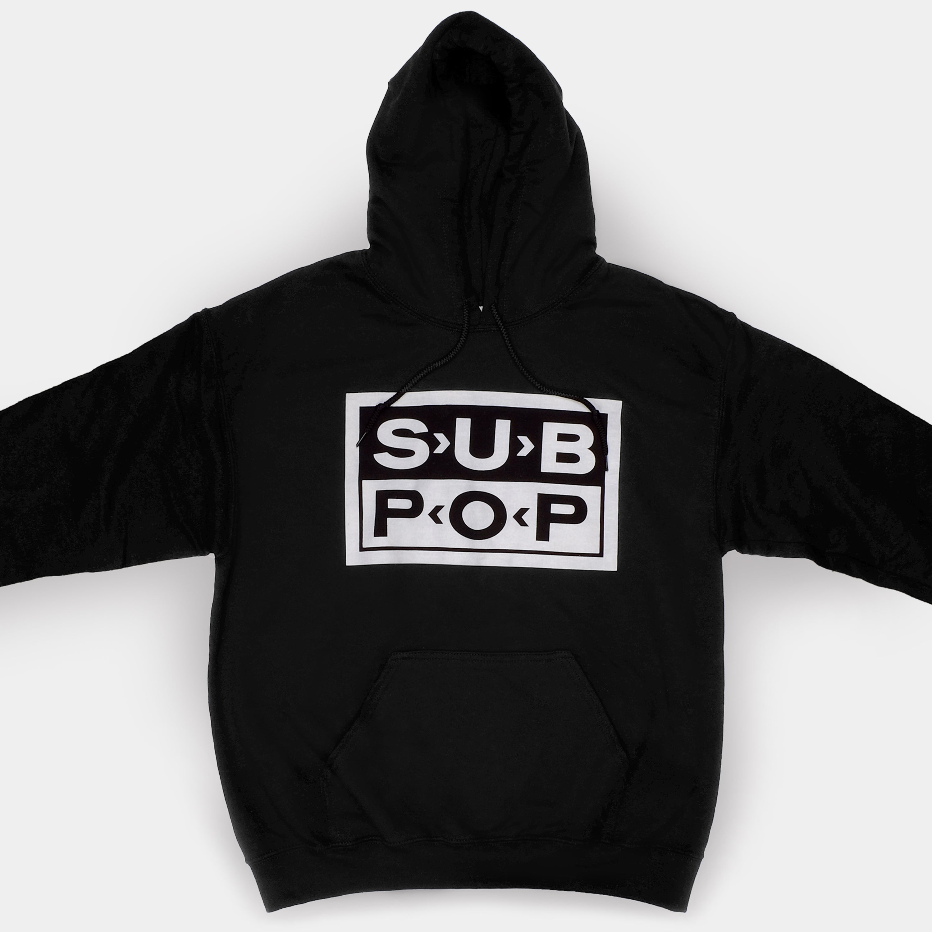 Sub Pop Black & White Logo Hoodie