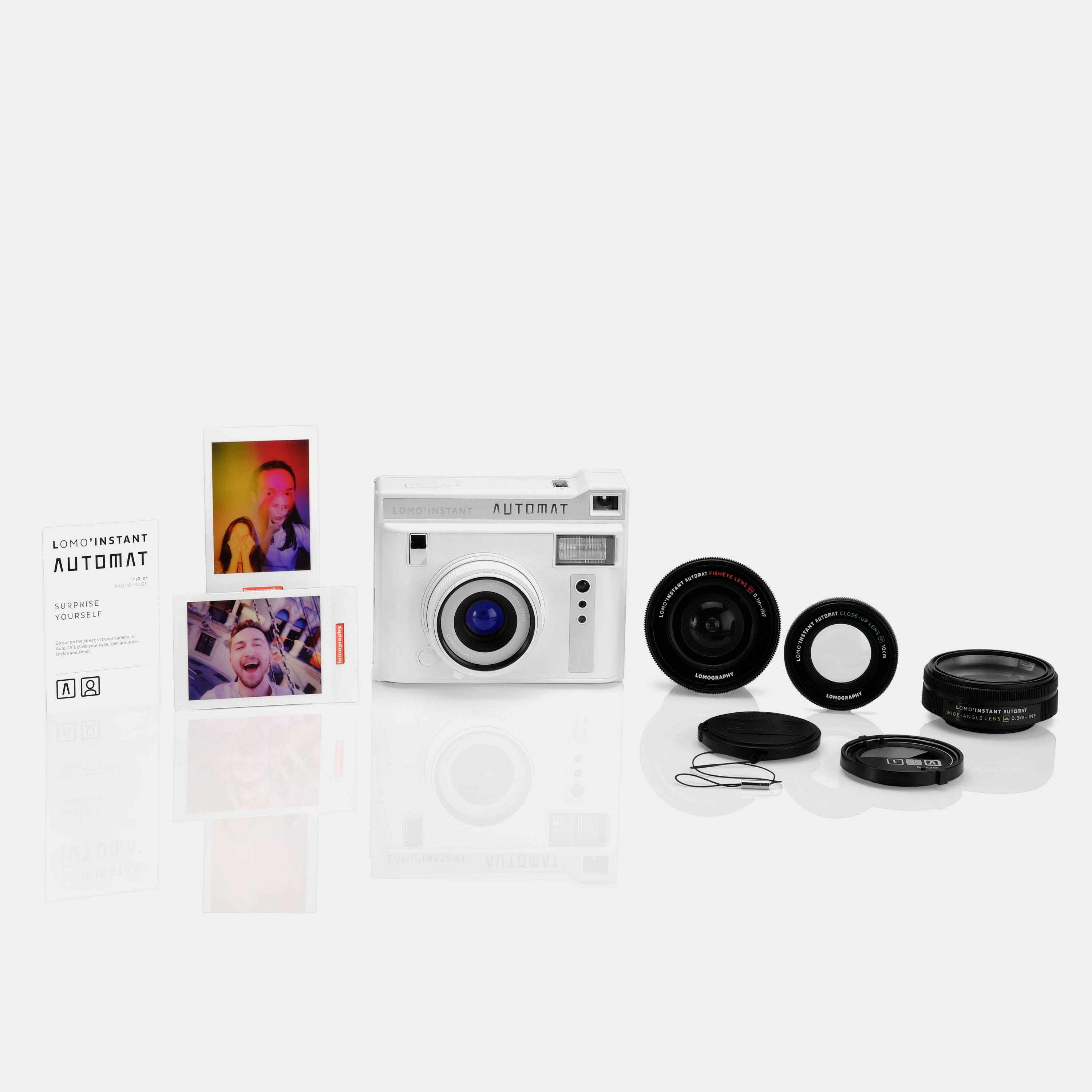 Lomography Lomo'Instant Automat (Bora Bora Edition) Instax Mini White Instant Film Camera