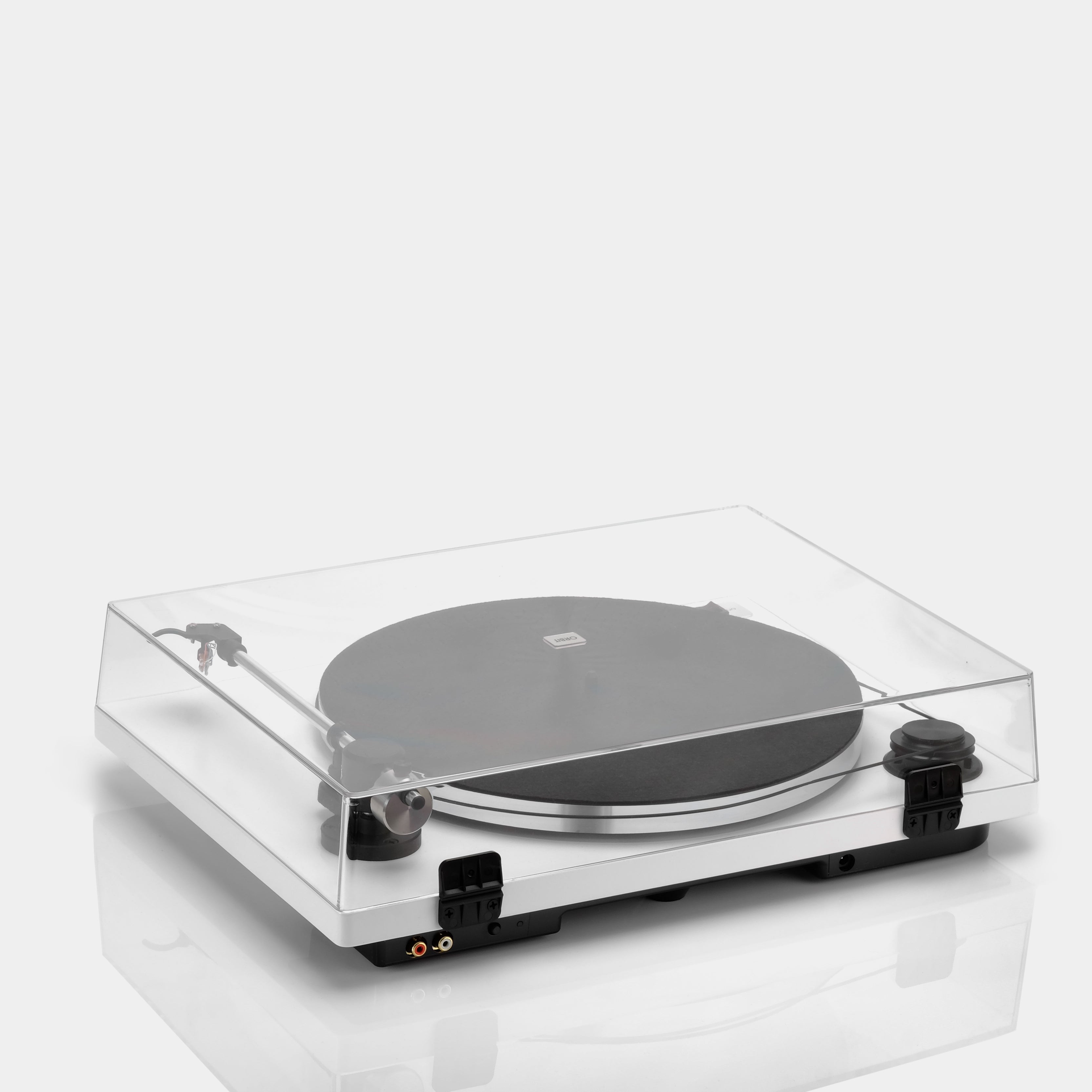 Orbit Plus White Turntable with Built-in Preamp by U-Turn Audio