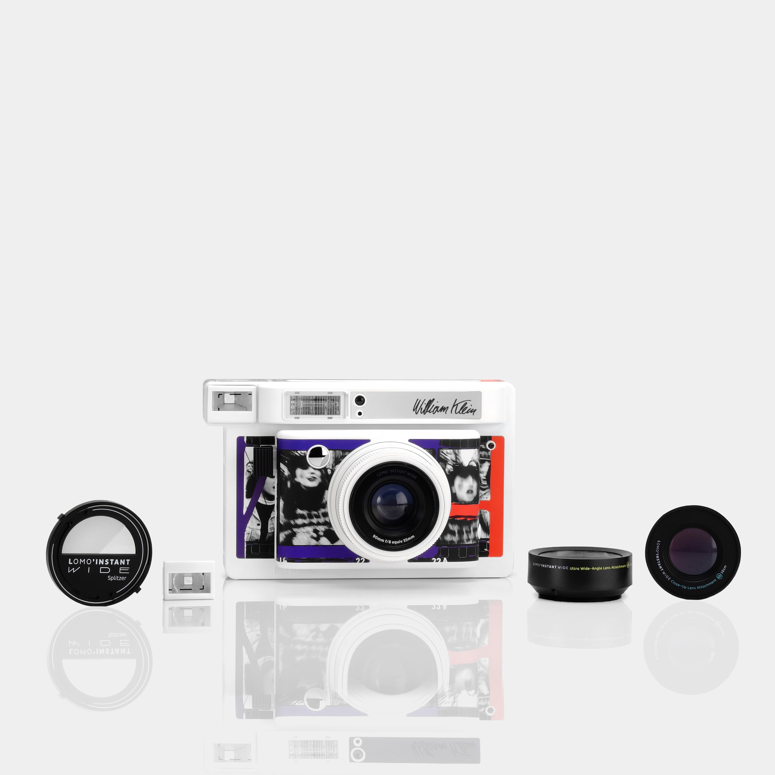 Lomography Lomo'Instant Wide (William Klein Edition) Instax Instant Film Camera and Lenses