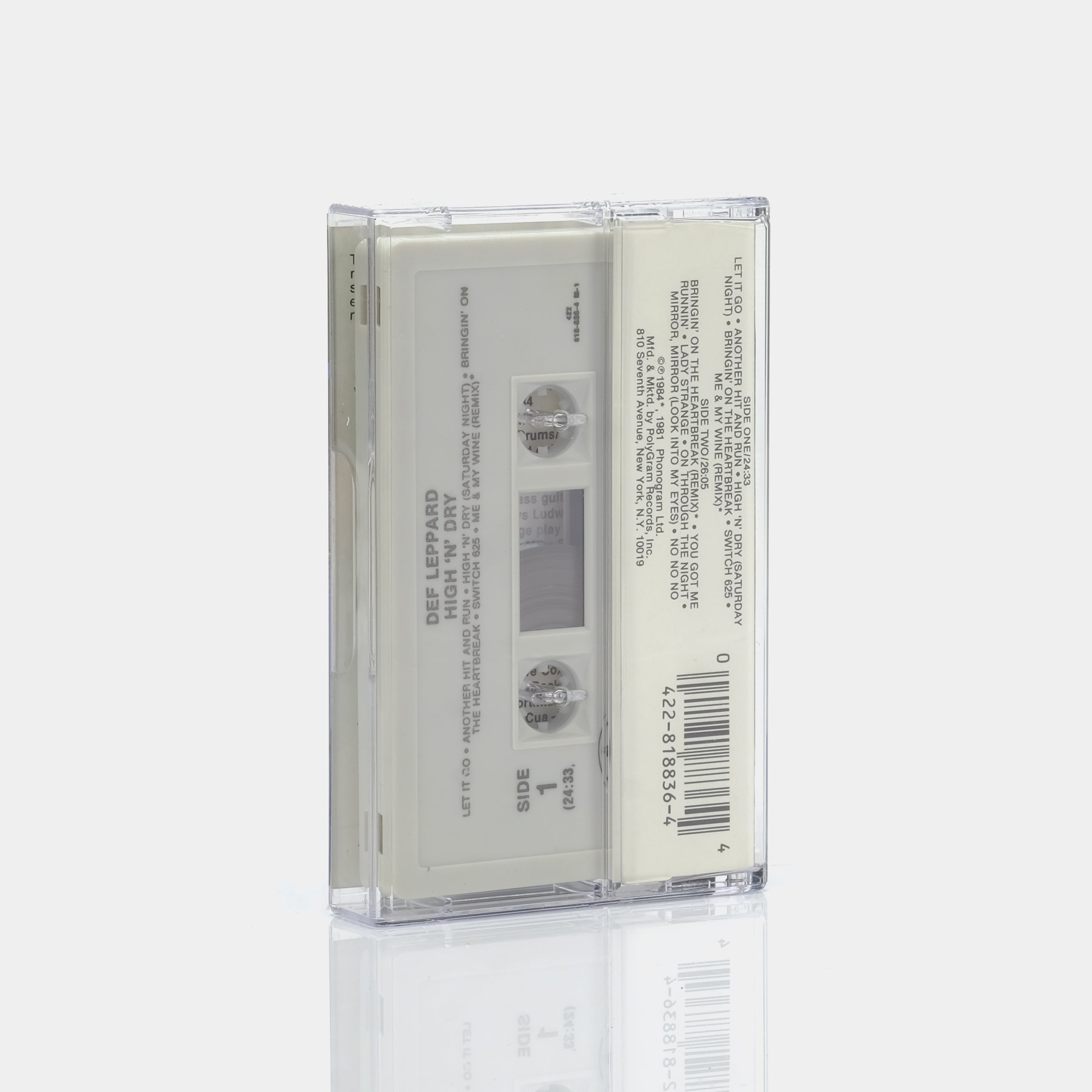 Def Leppard - High 'N' Dry Cassette Tape