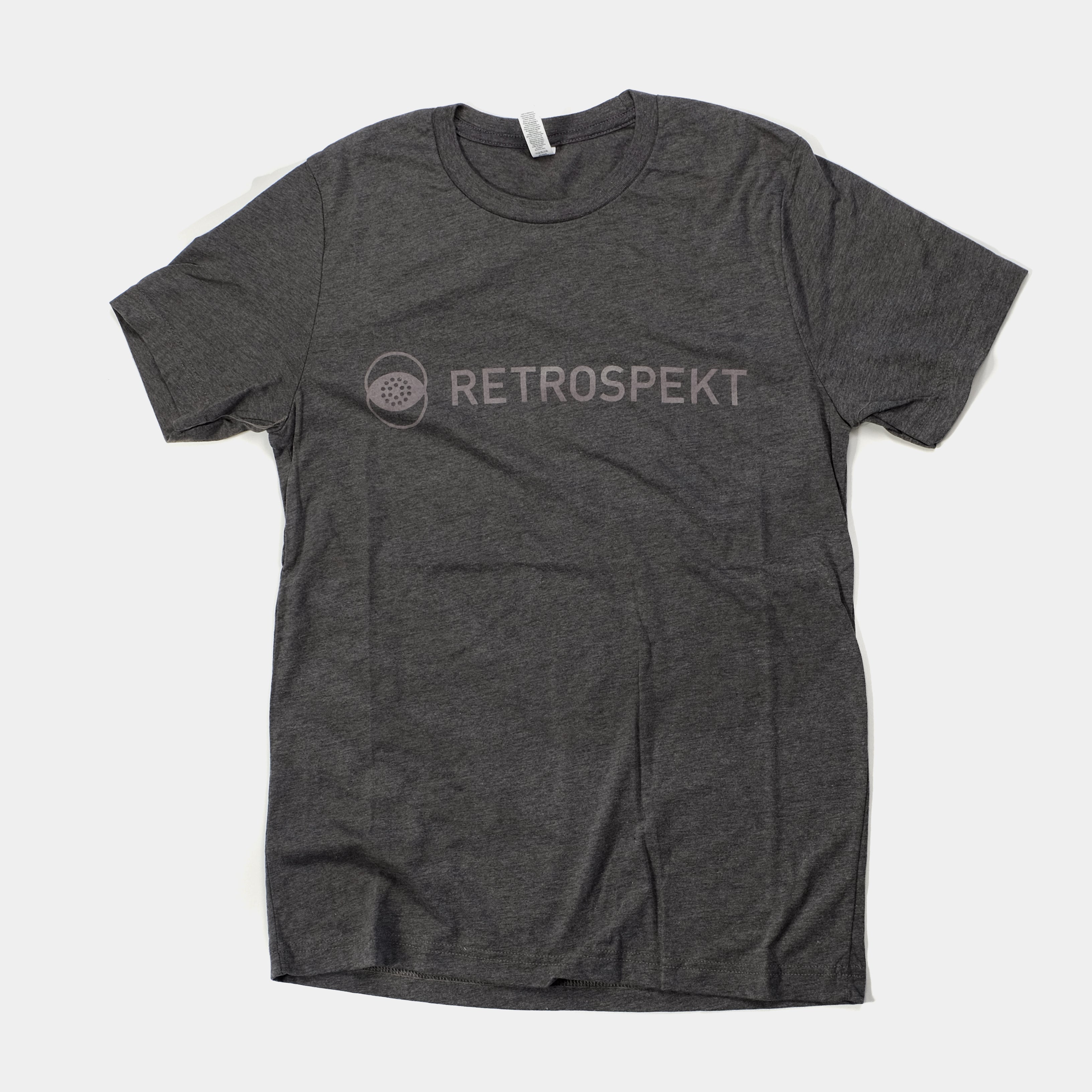 Retrospekt Gray on Gray Logo T-Shirt